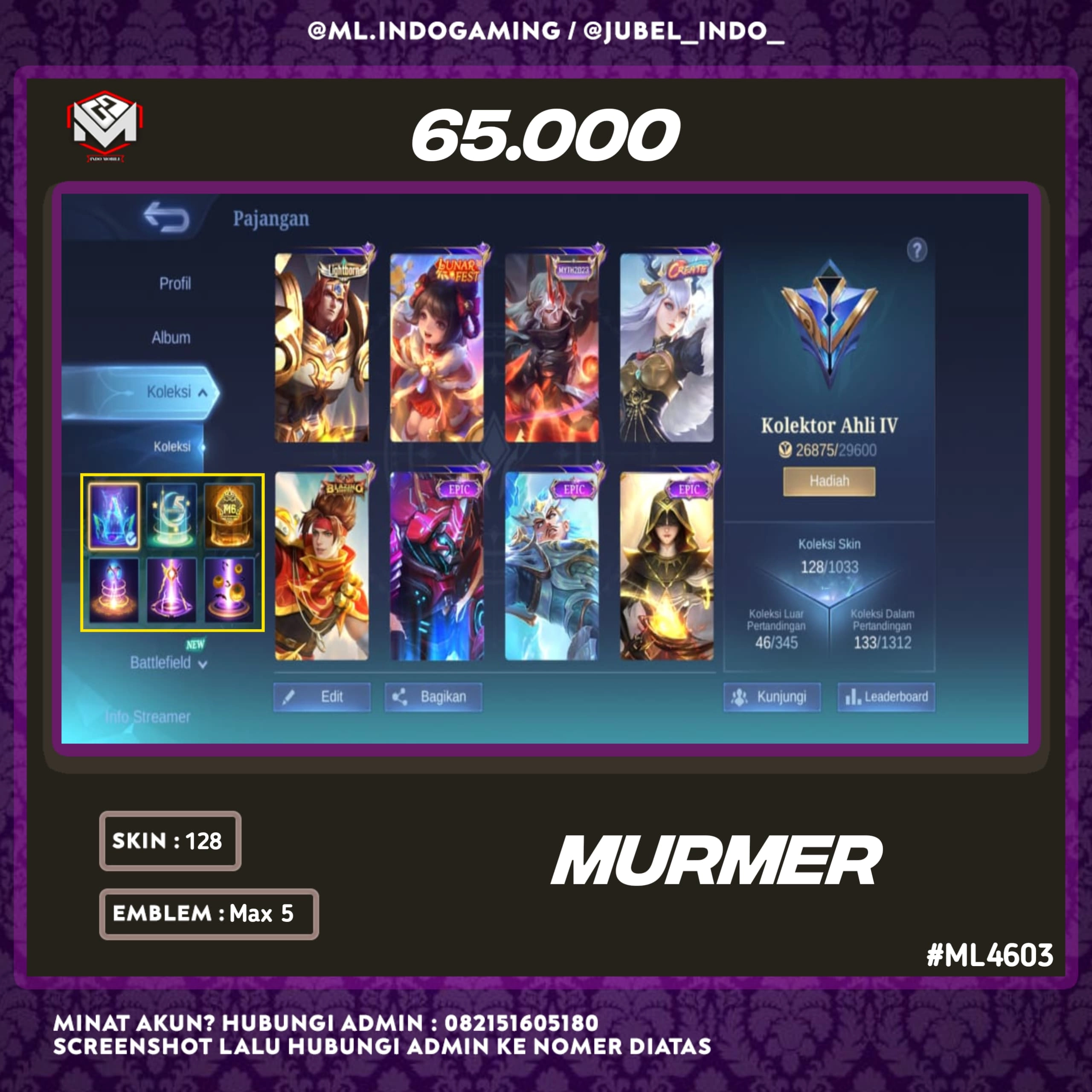 STOK ML #ML4603