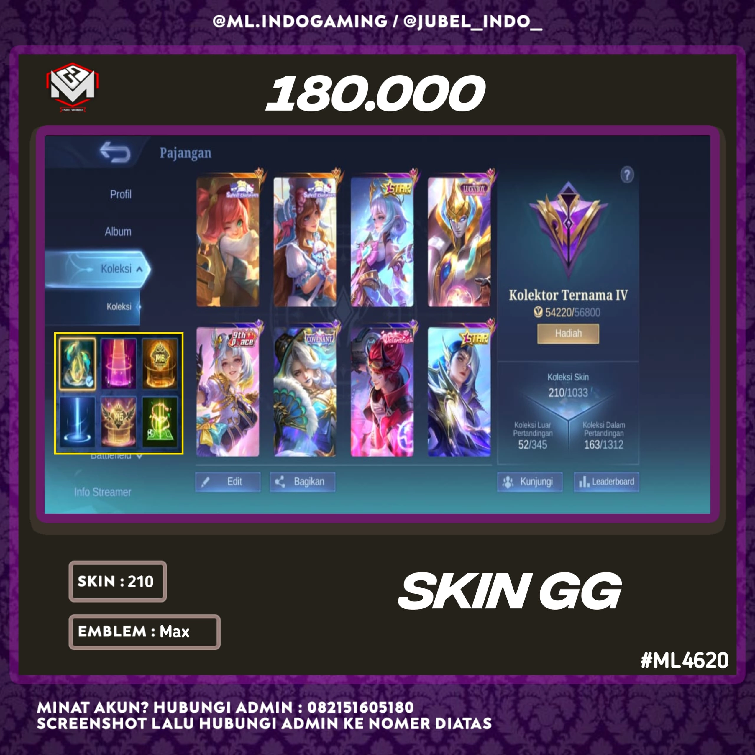 STOK ML #ML4620