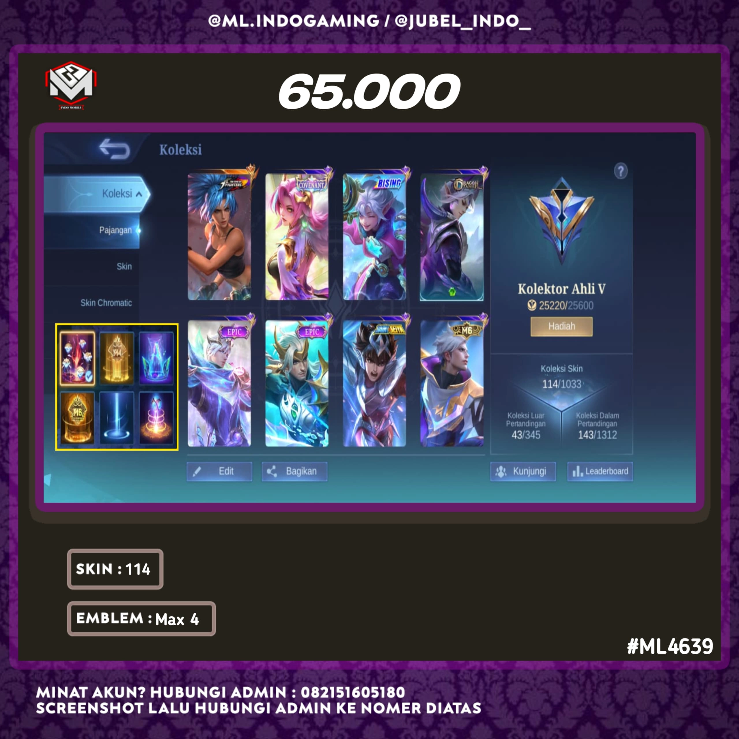 STOK ML #ML4639