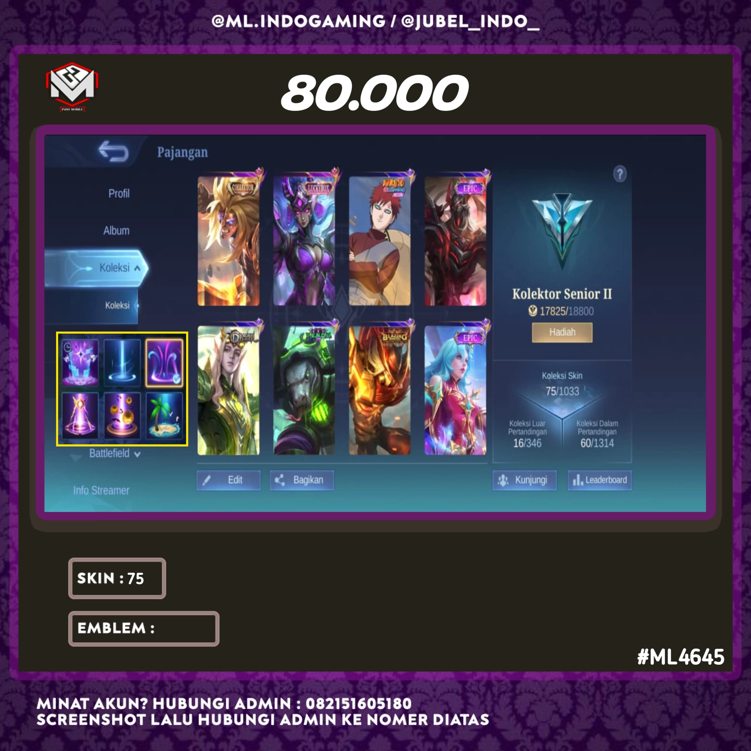 STOK ML #ML4645