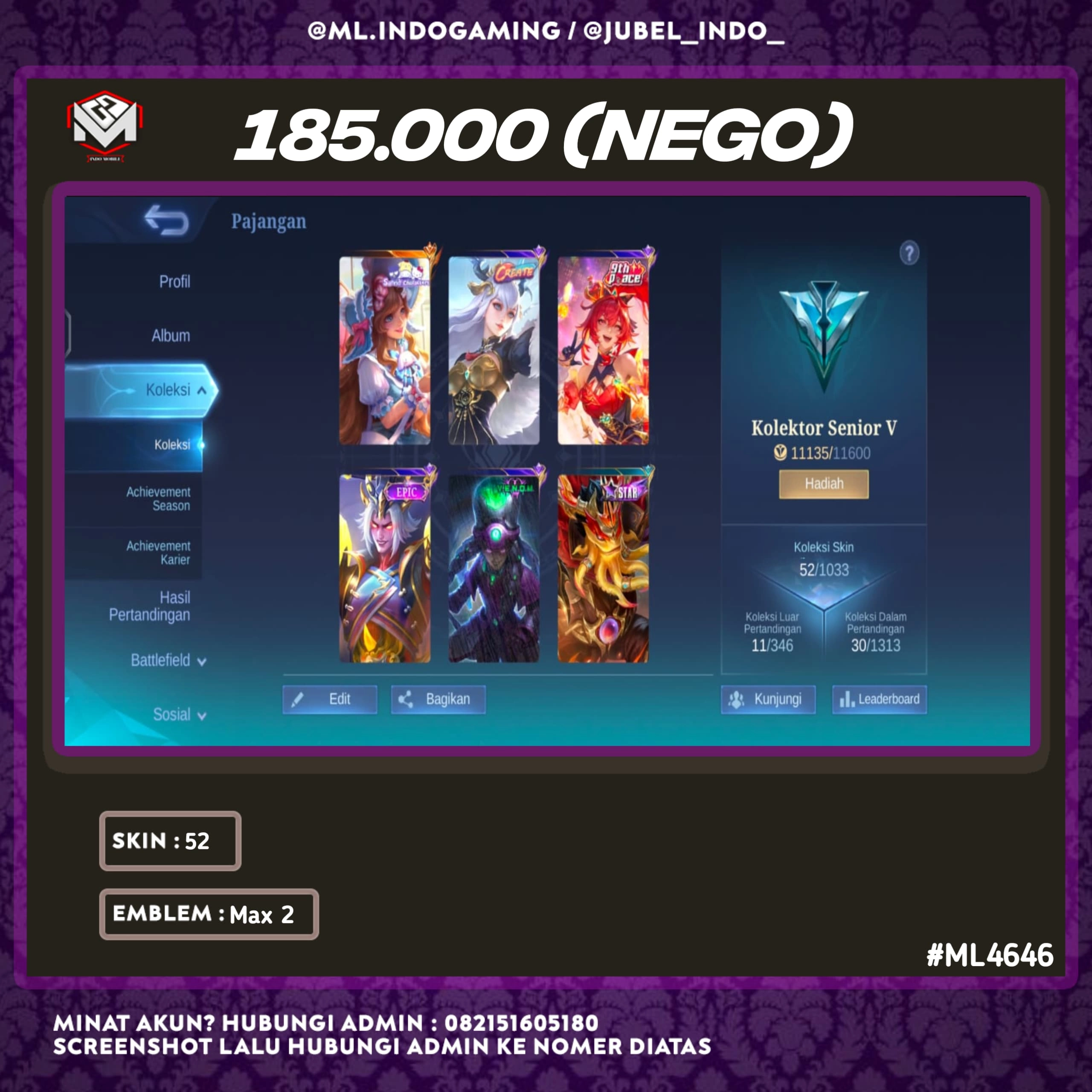 STOK ML #ML4646