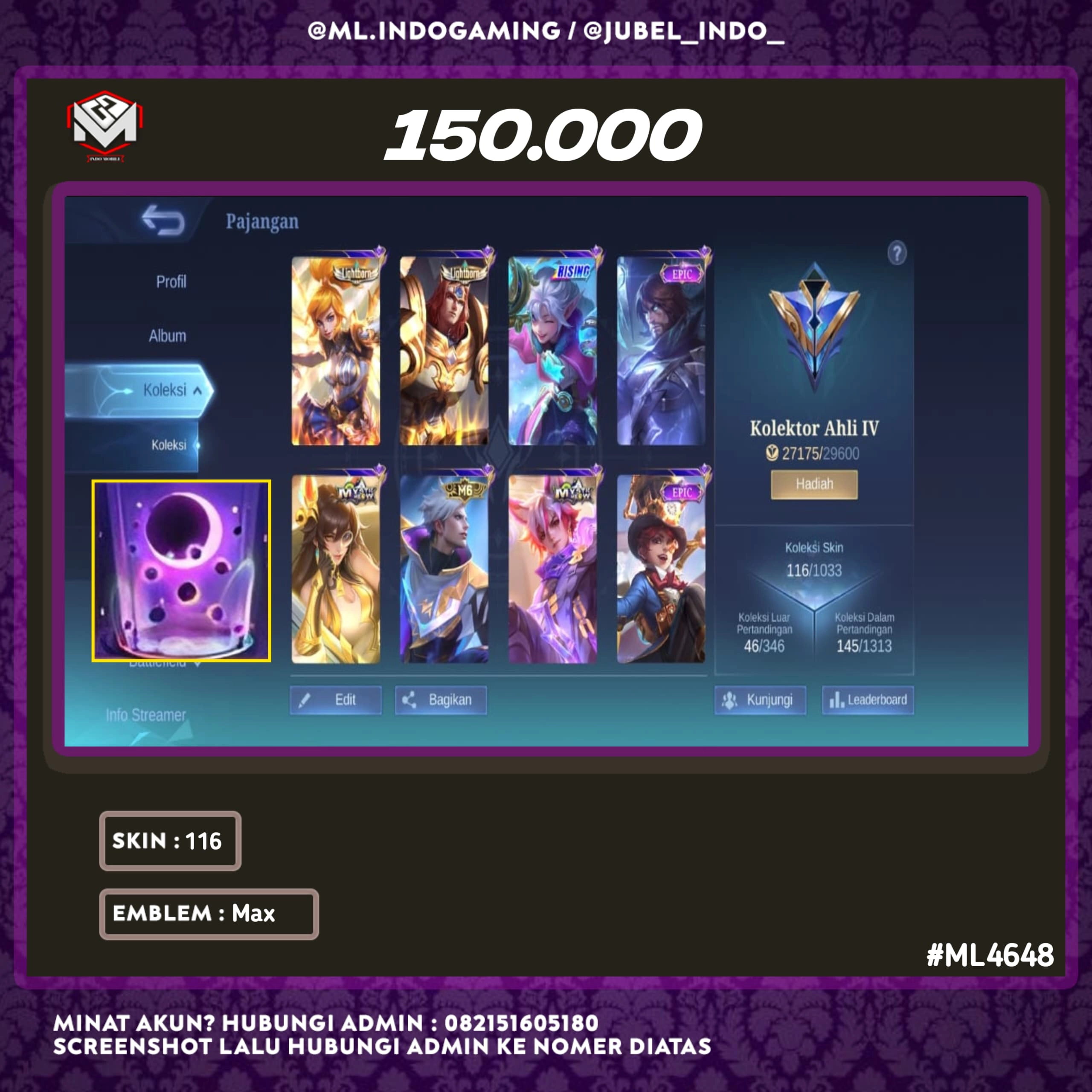 STOK ML #ML4648