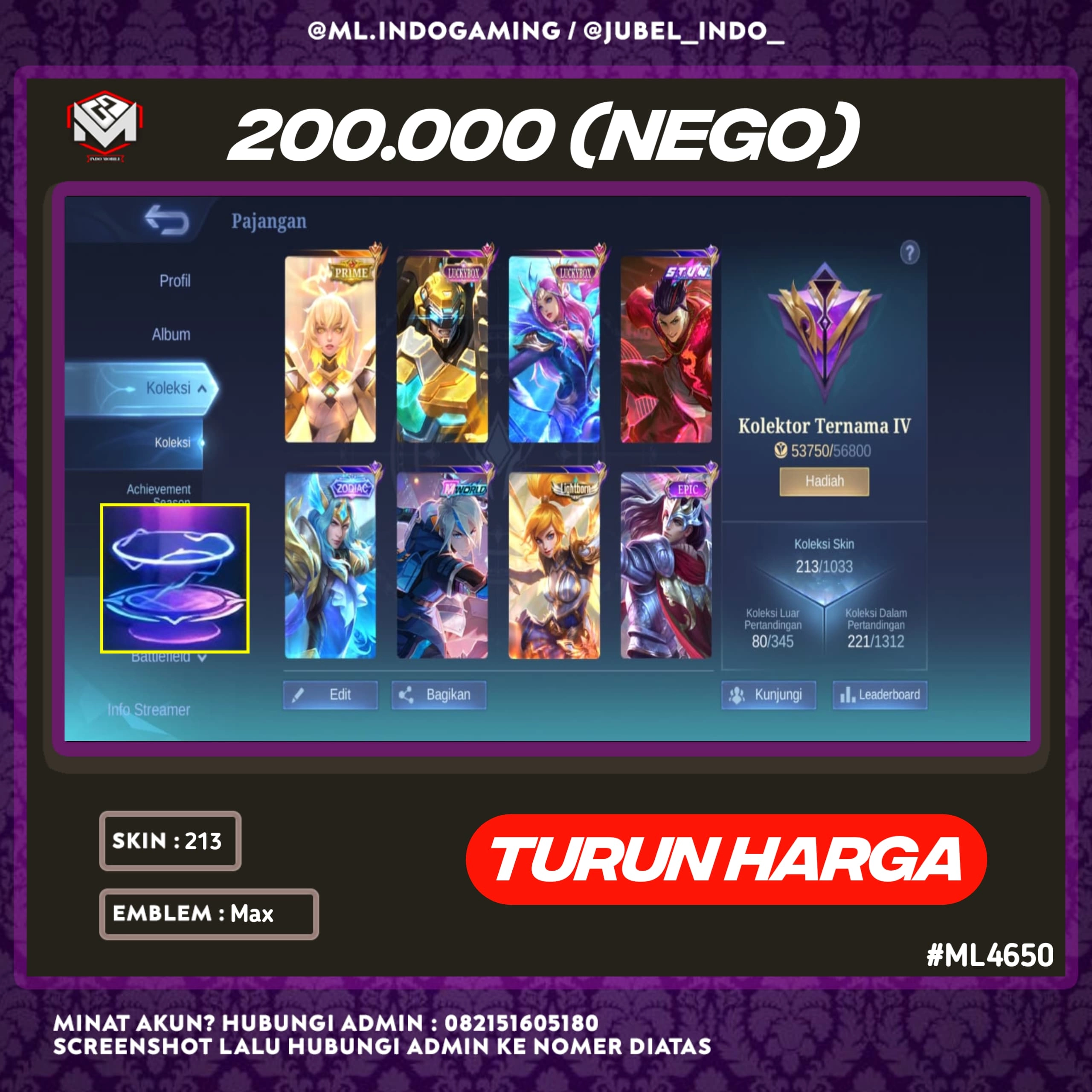 STOK ML #ML4650