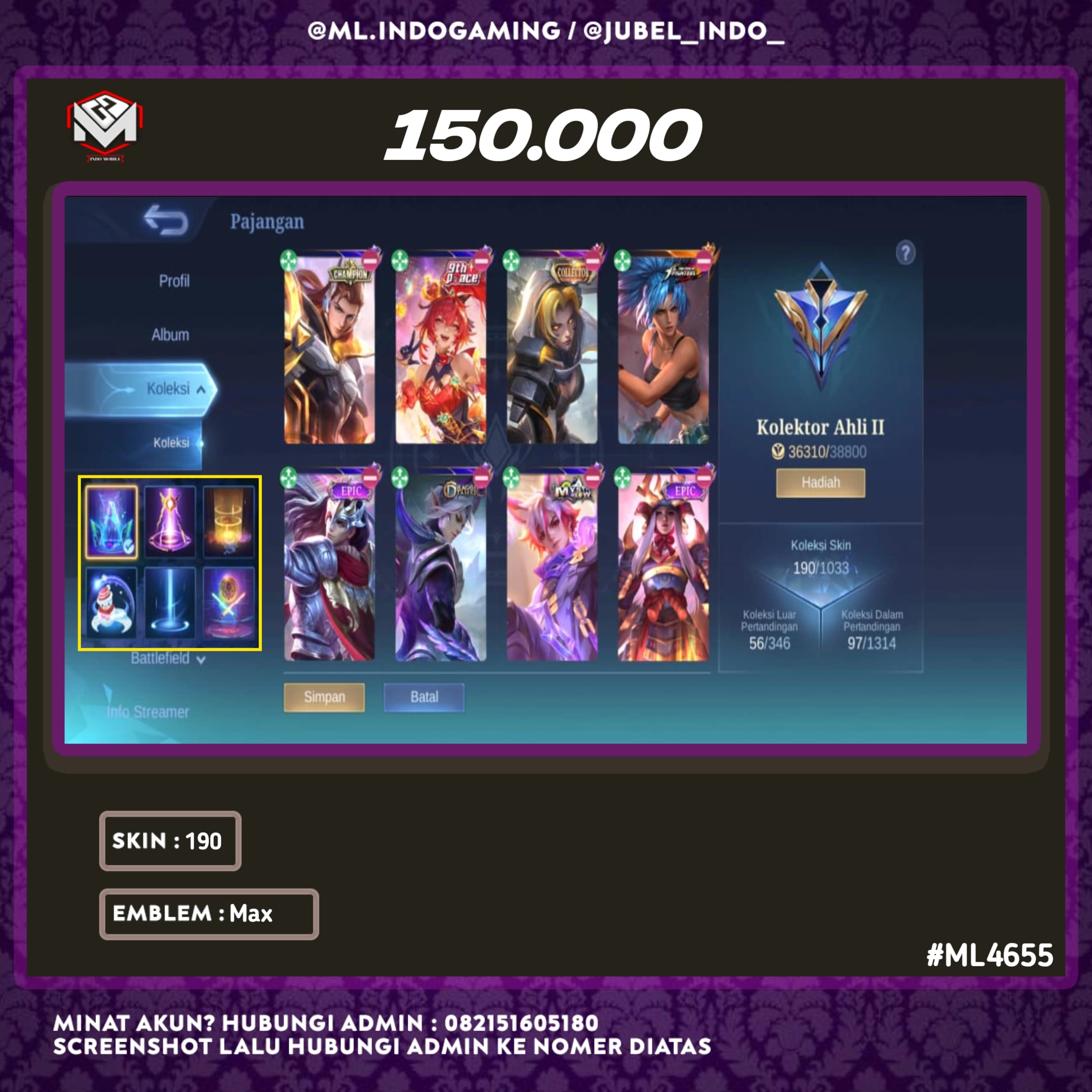 STOK ML #ML4655