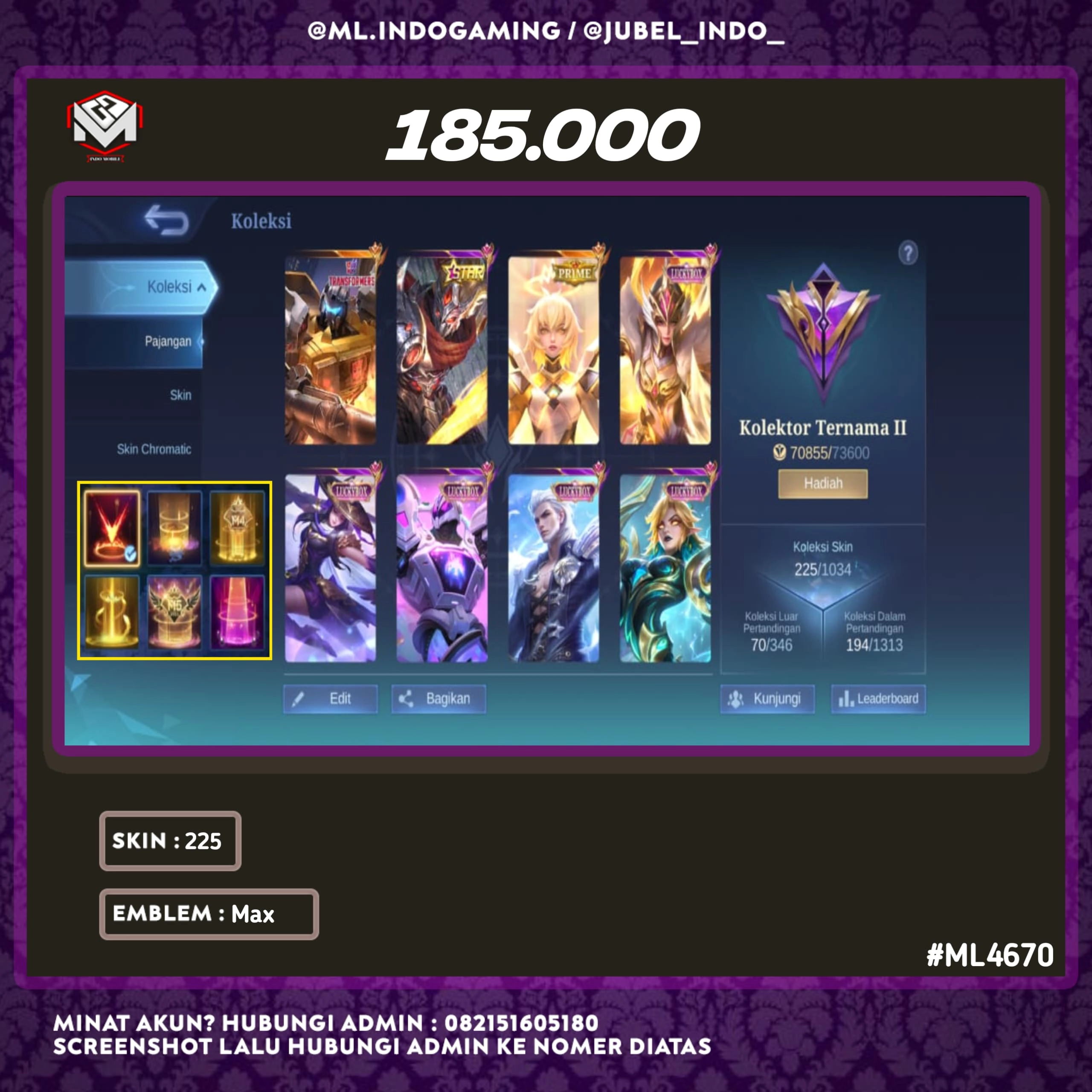 STOK ML #ML4670