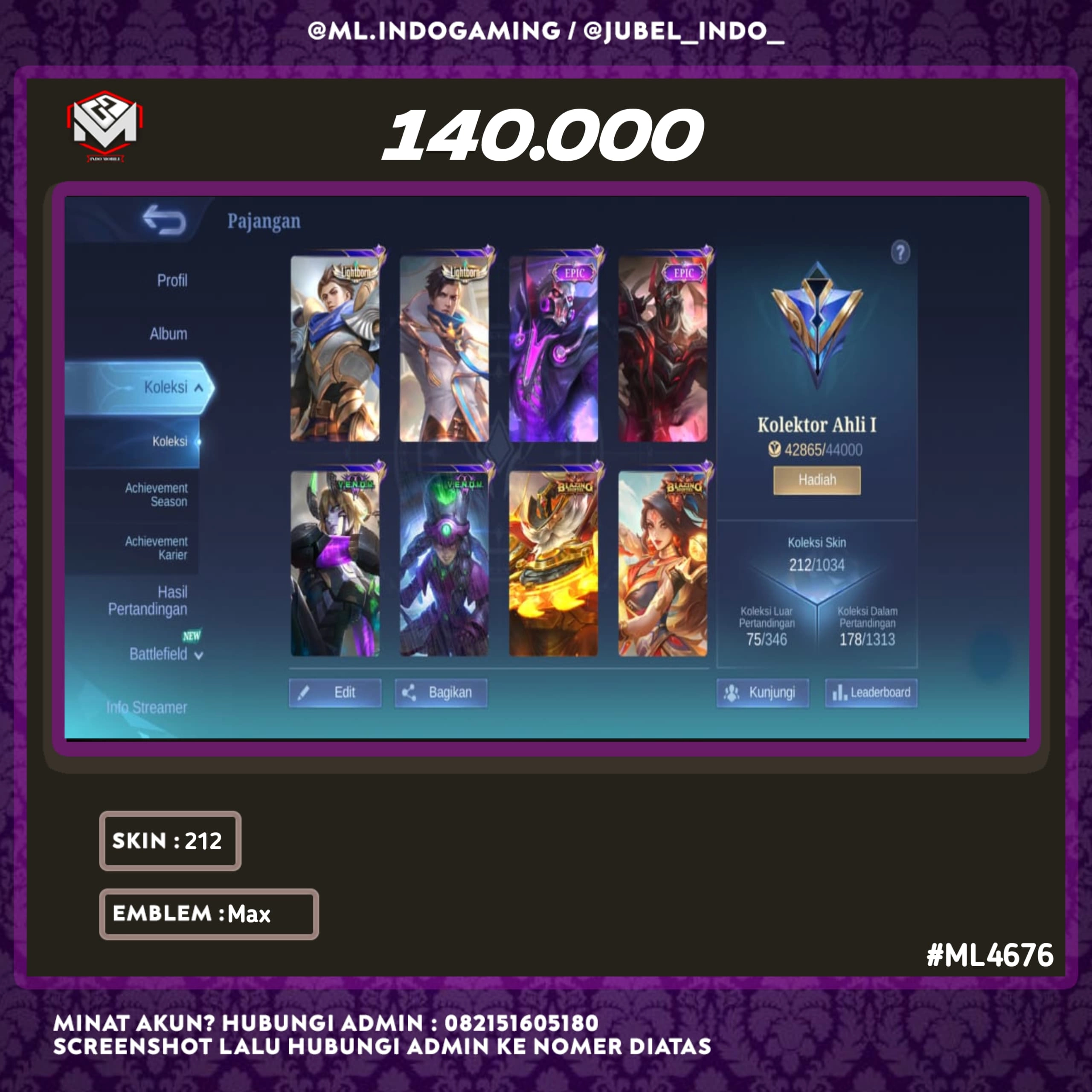 STOK ML #ML4676