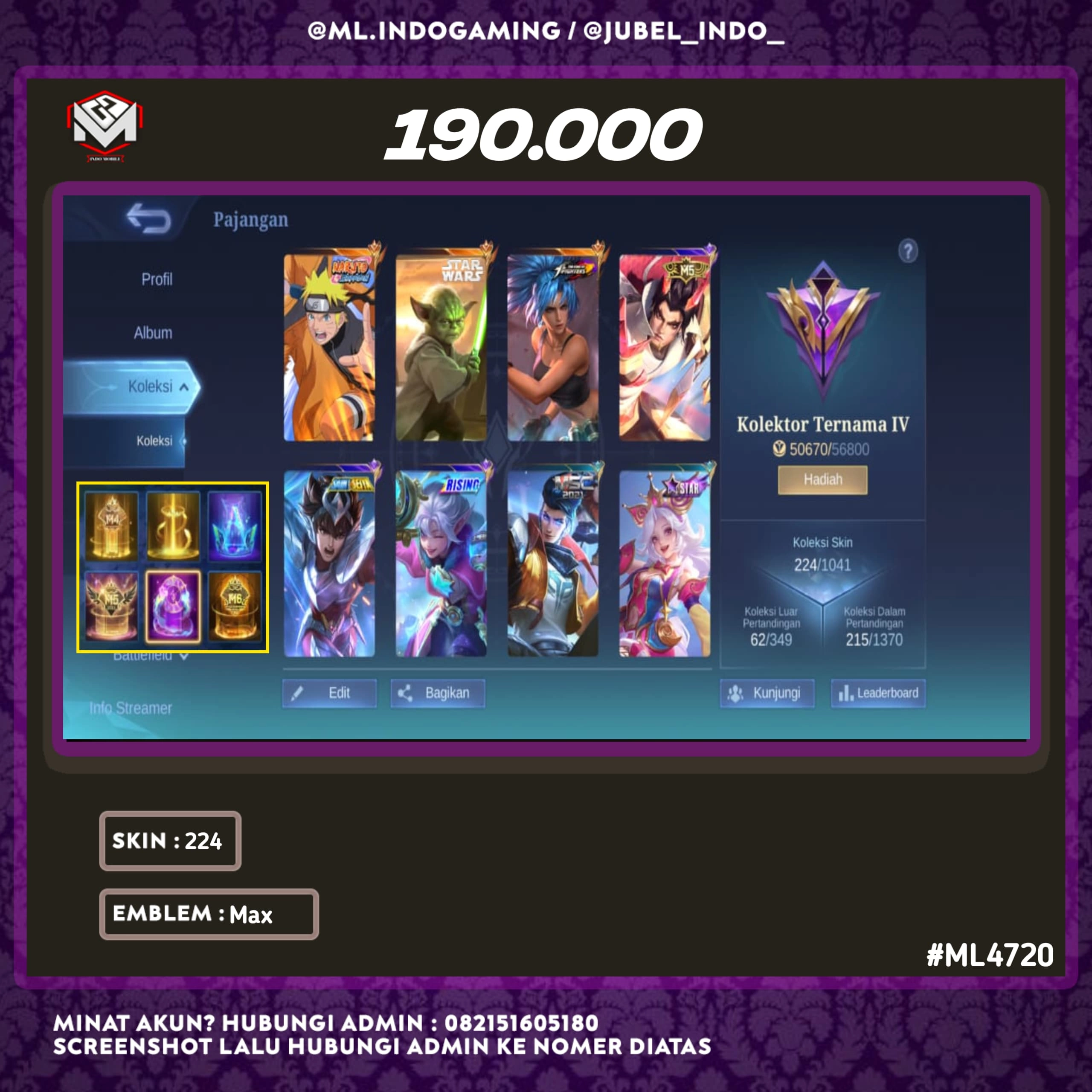 STOK ML #ML4720