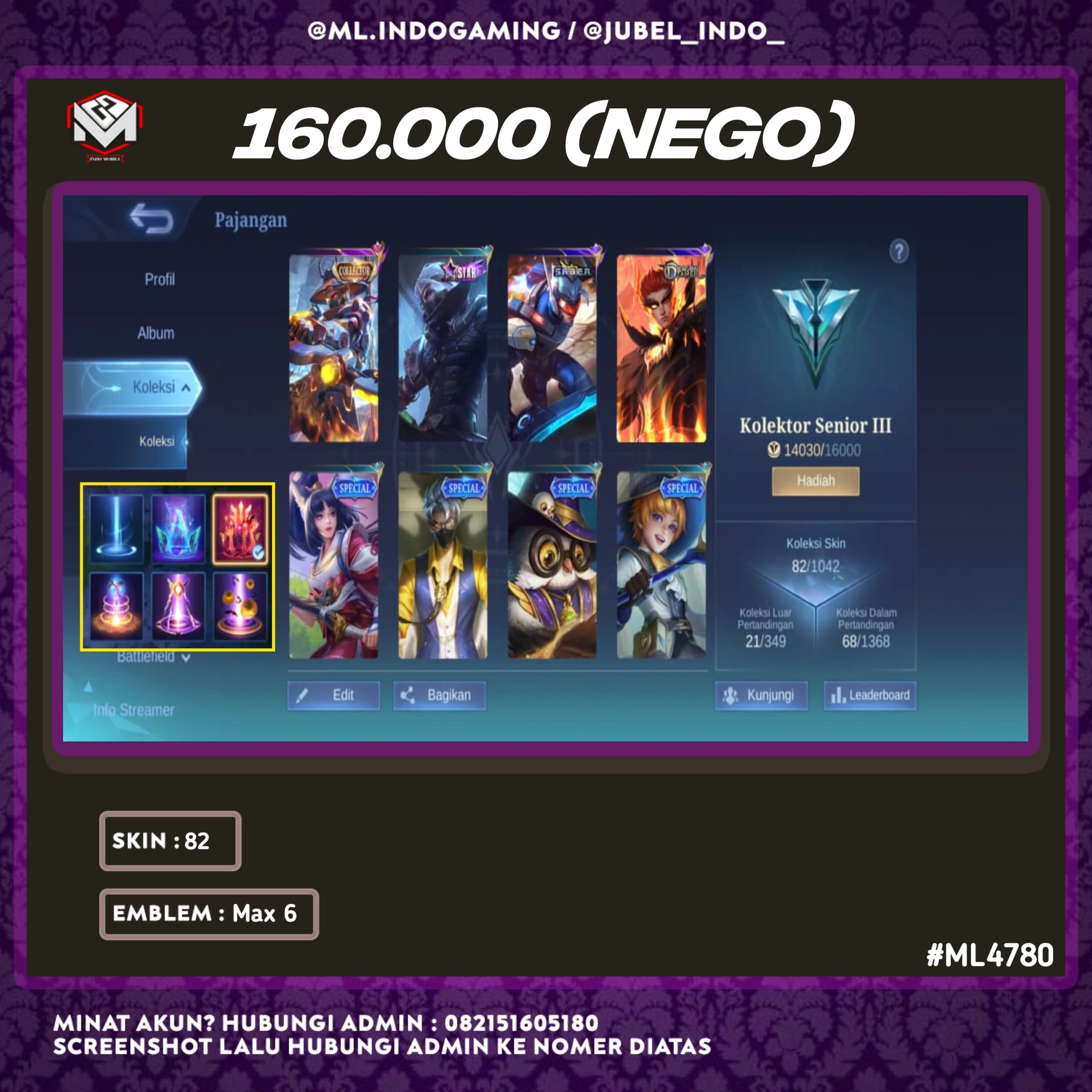 STOK ML #ML4780