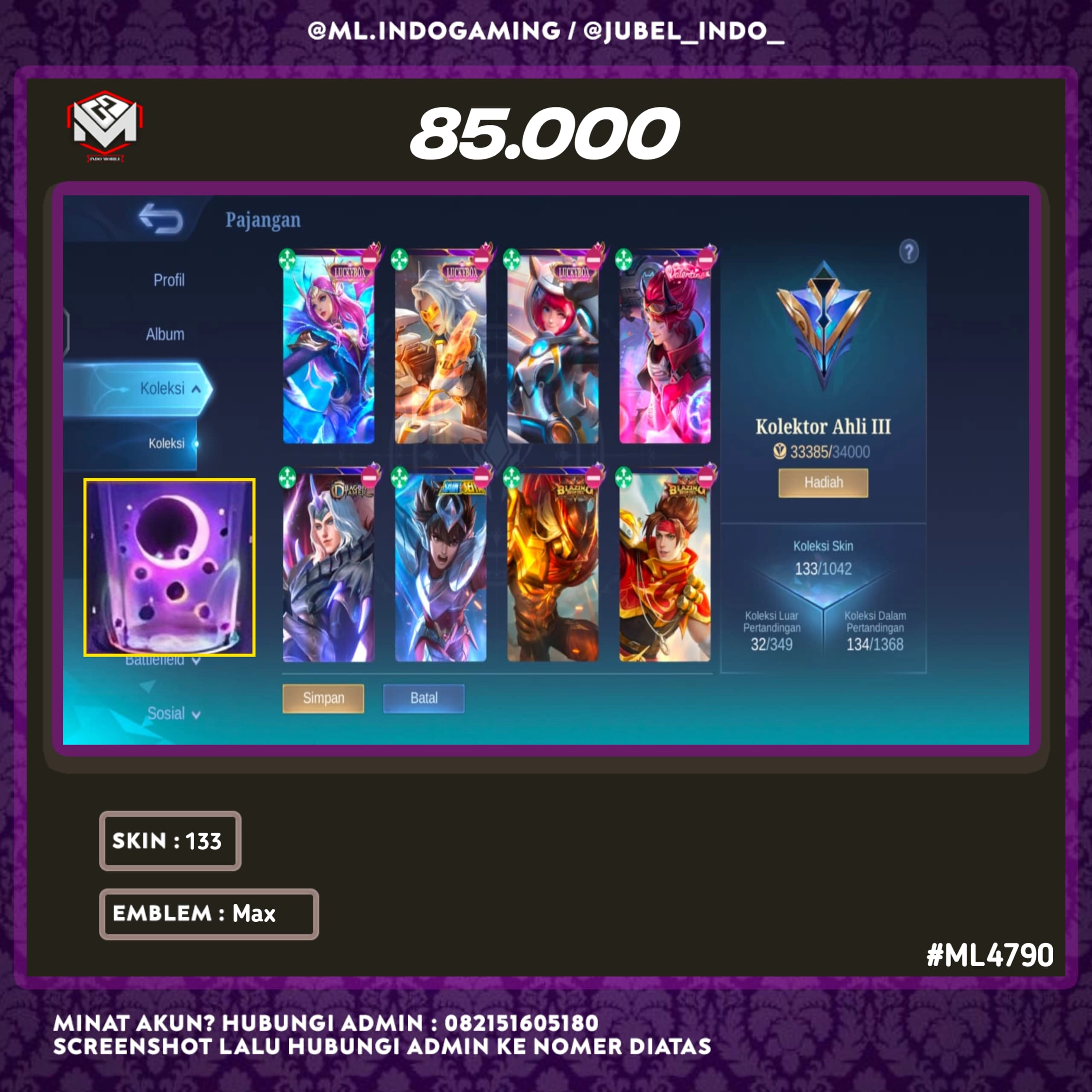 STOK ML #ML4790