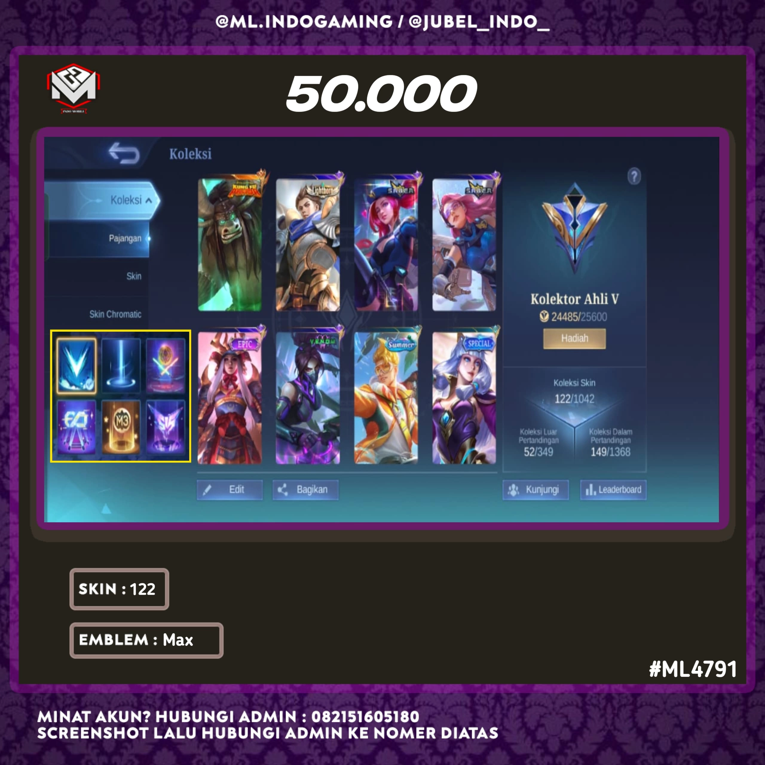 STOK ML #ML4791