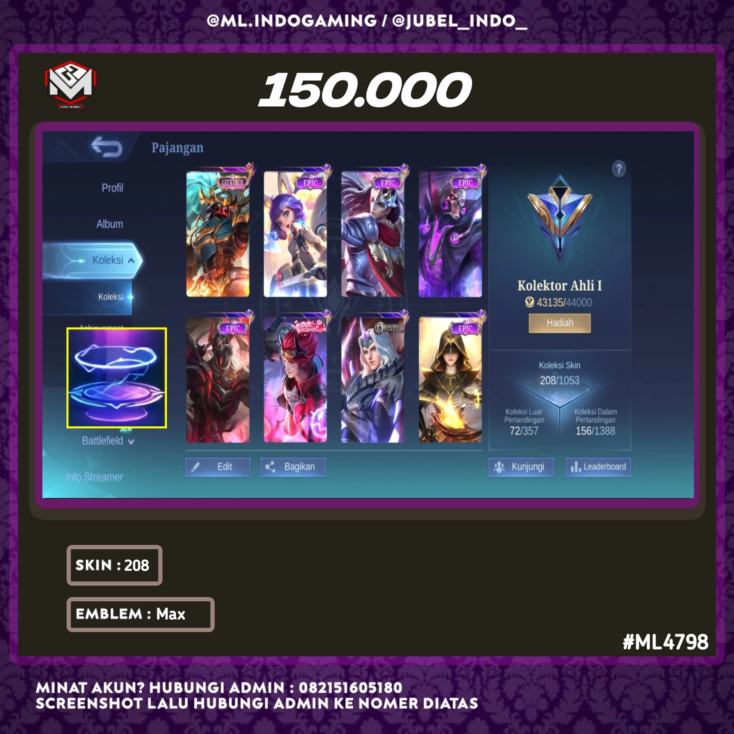 STOK ML #ML4798