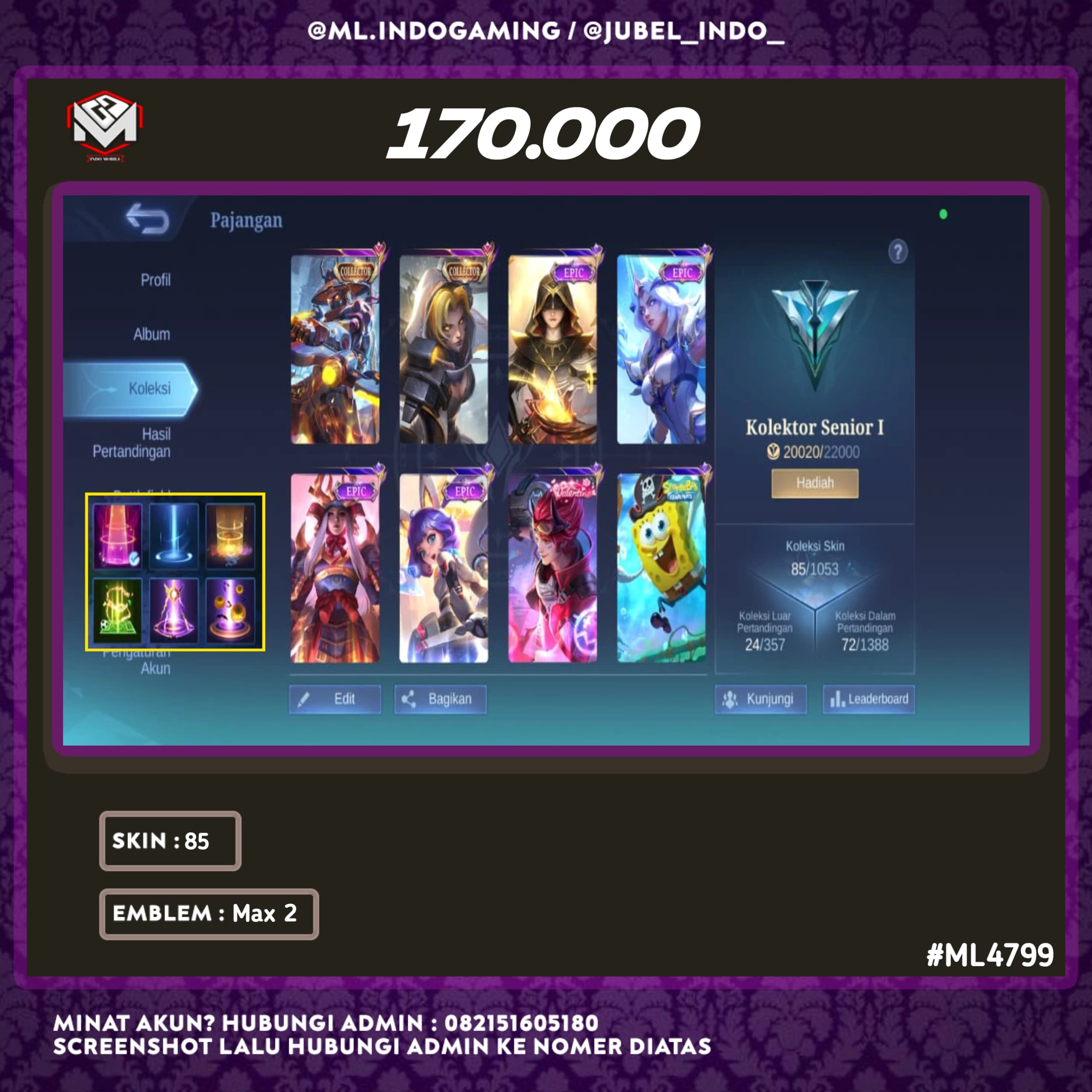 STOK ML #ML4799