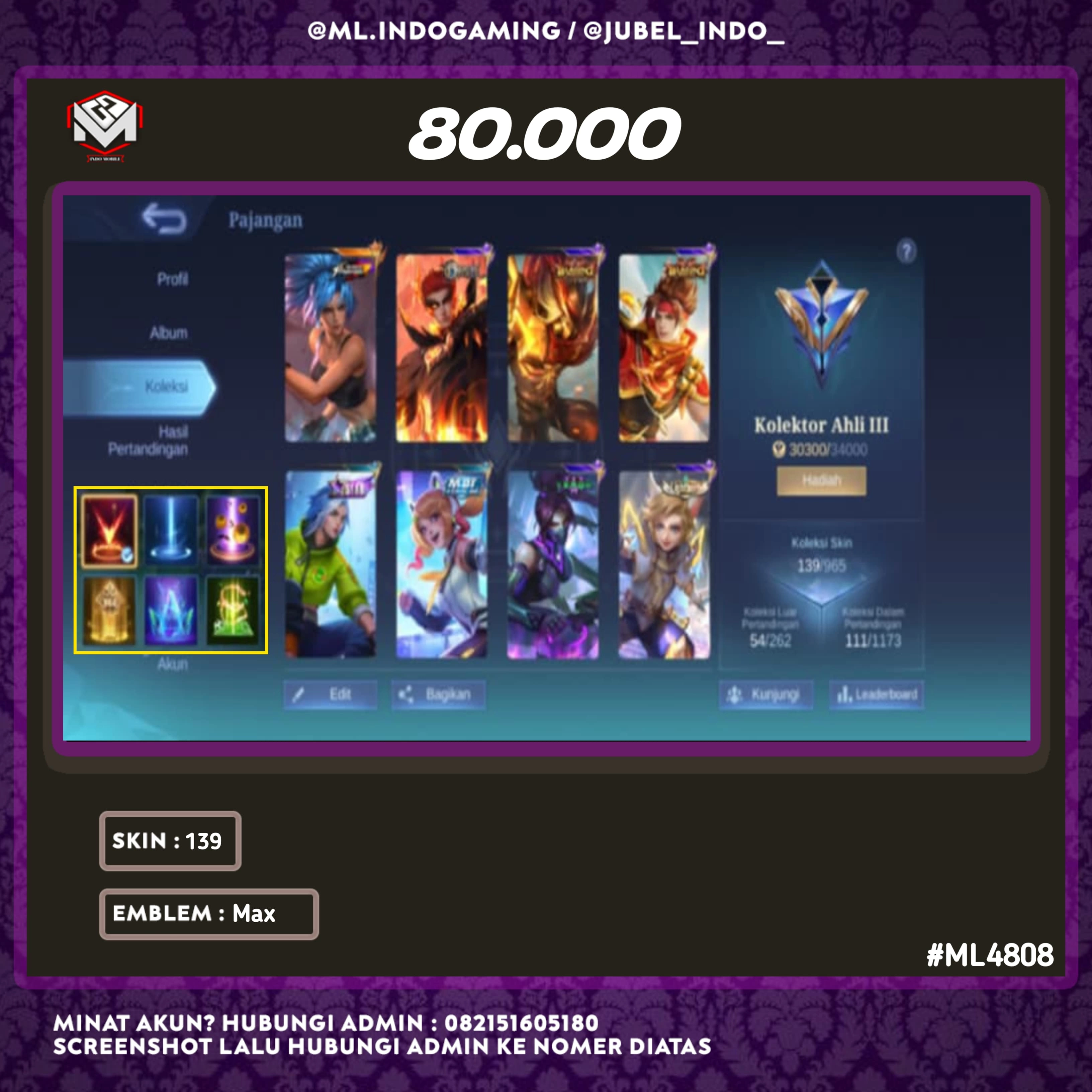 STOK ML #ML4808