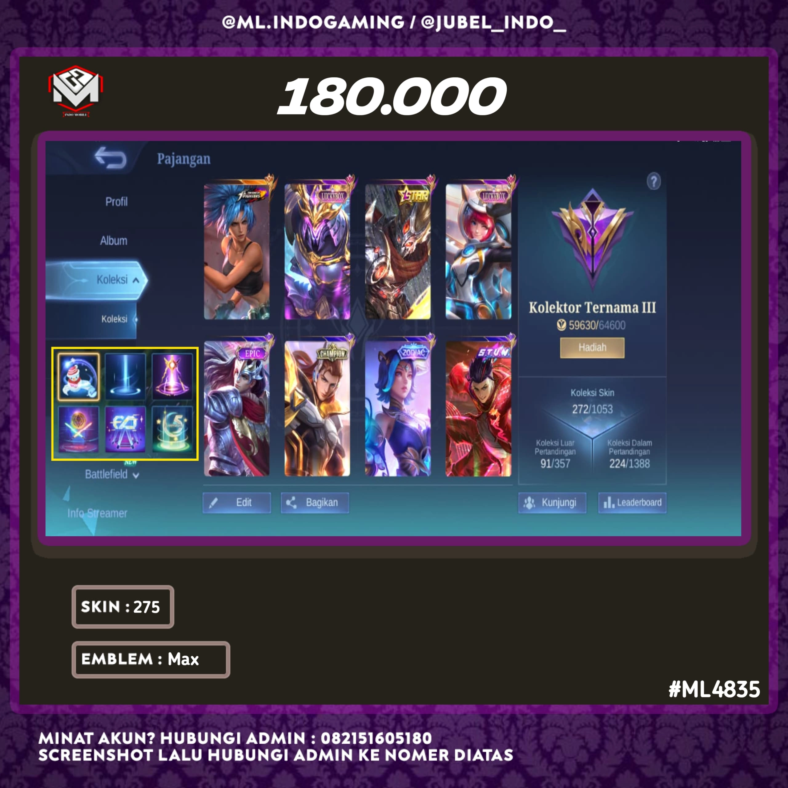 STOK ML #ML4835