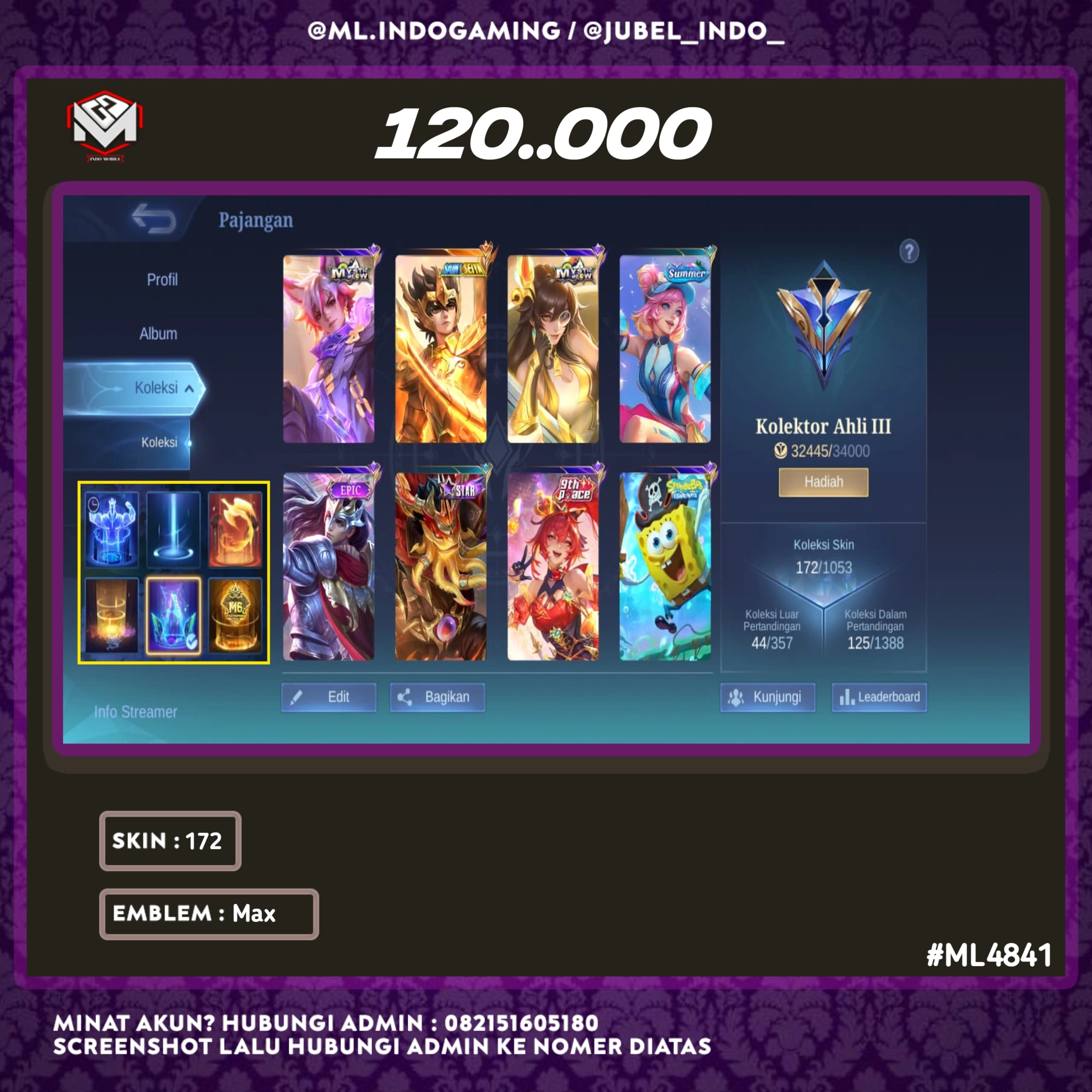 STOK ML #ML4841