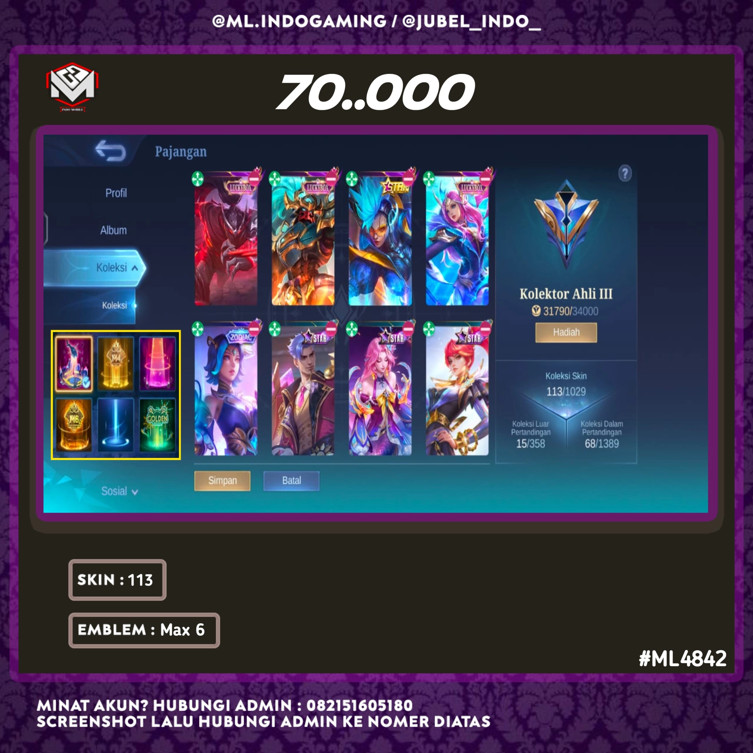 STOK ML #ML4842
