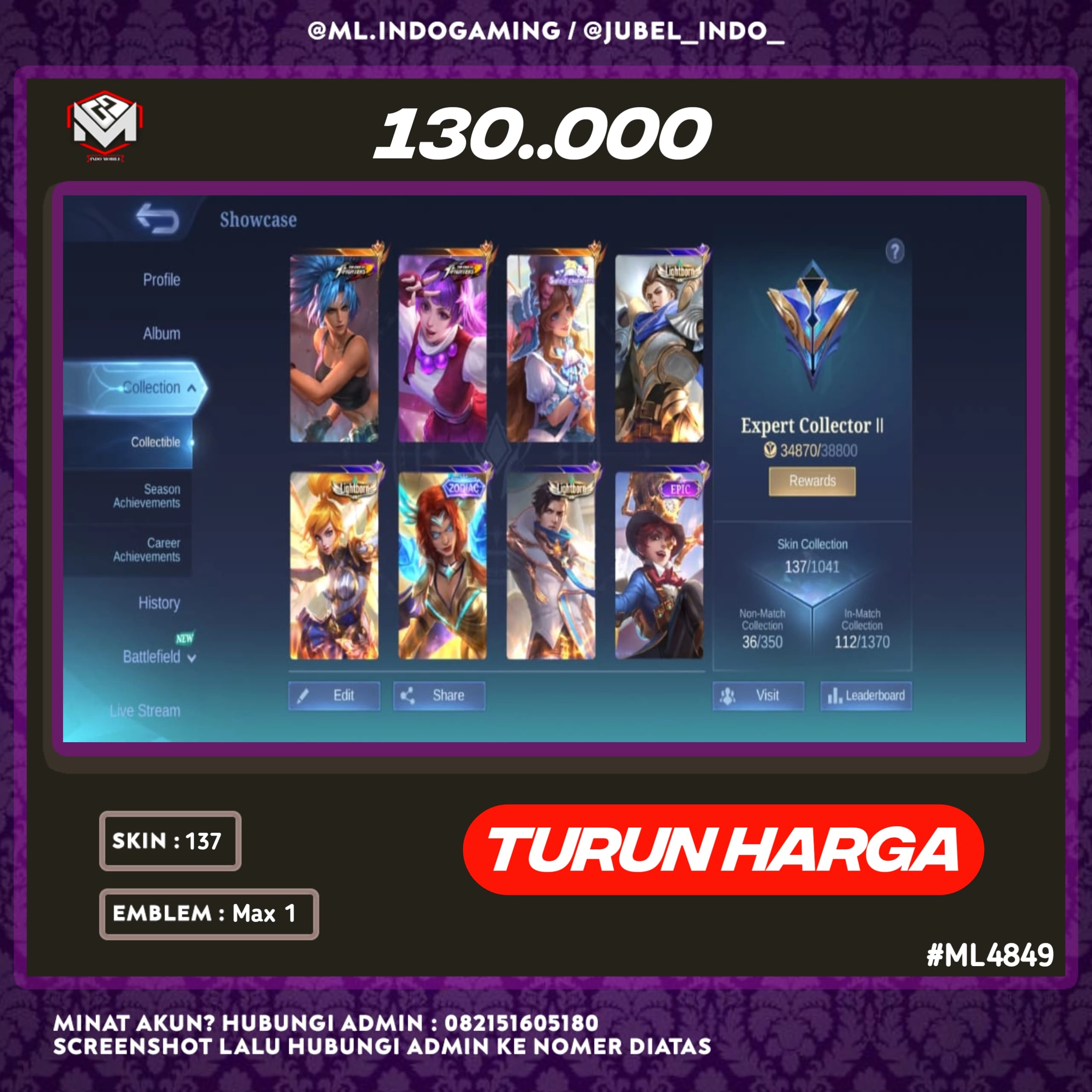 STOK ML #ML4849
