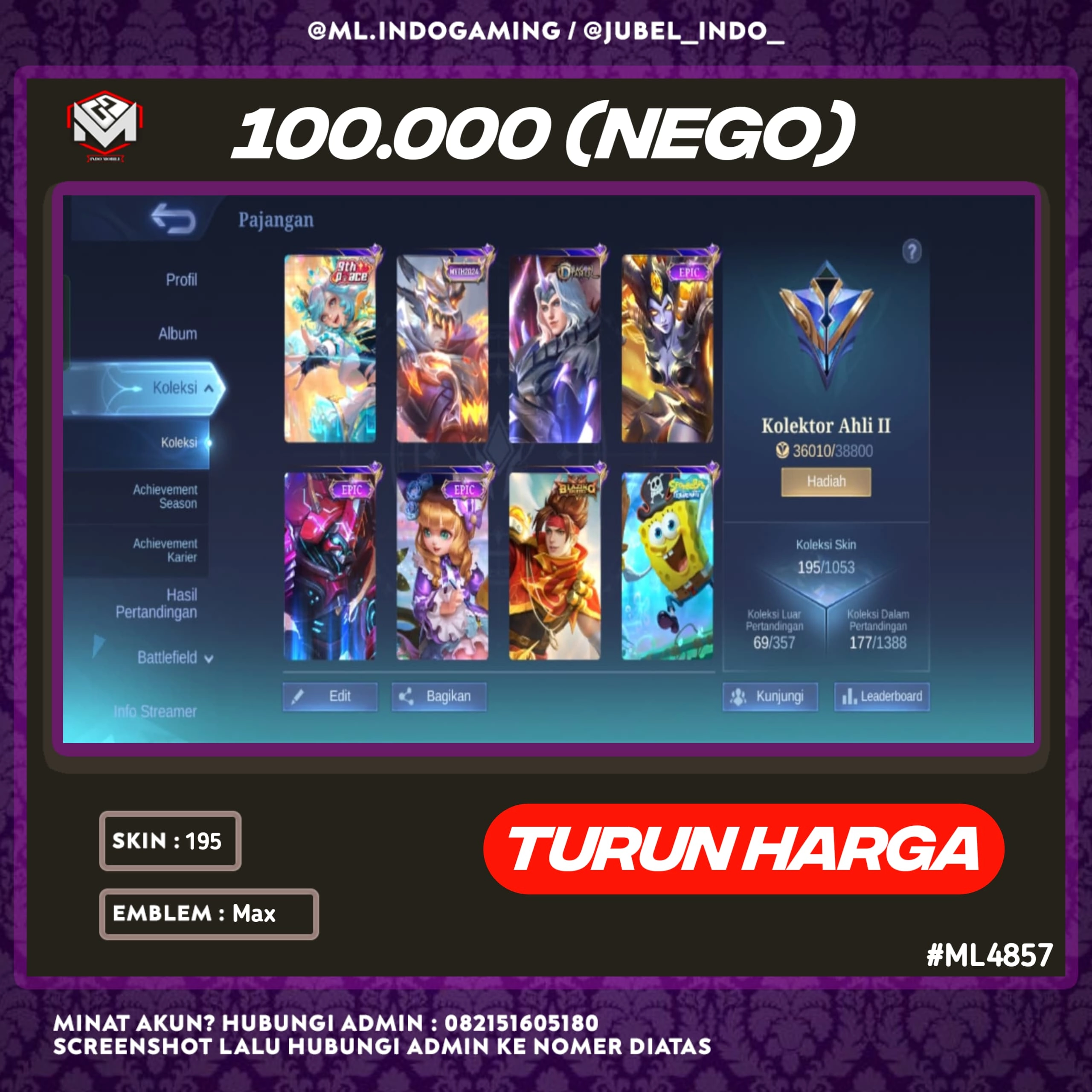 STOK ML #ML4857