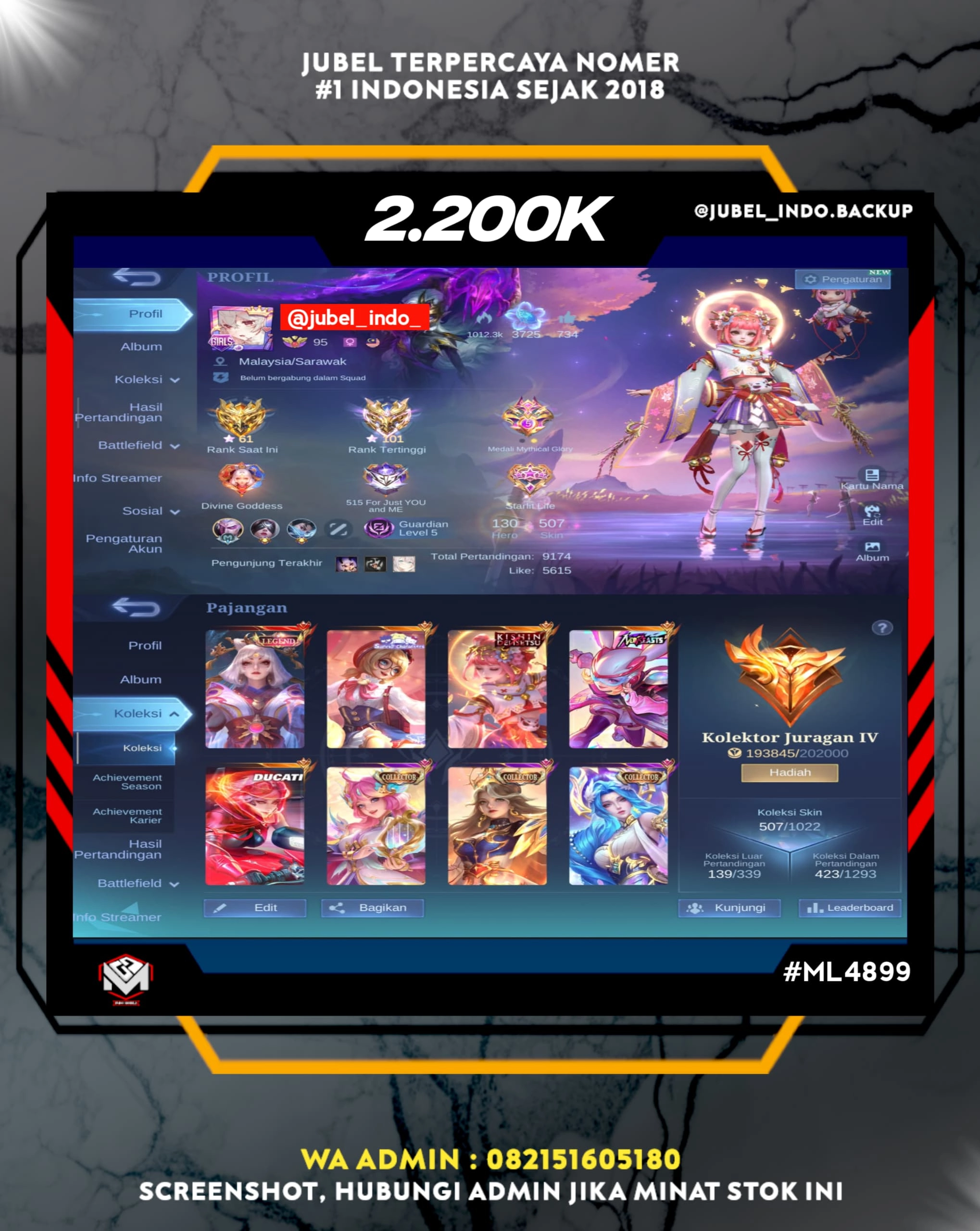 STOK ML #ML4899