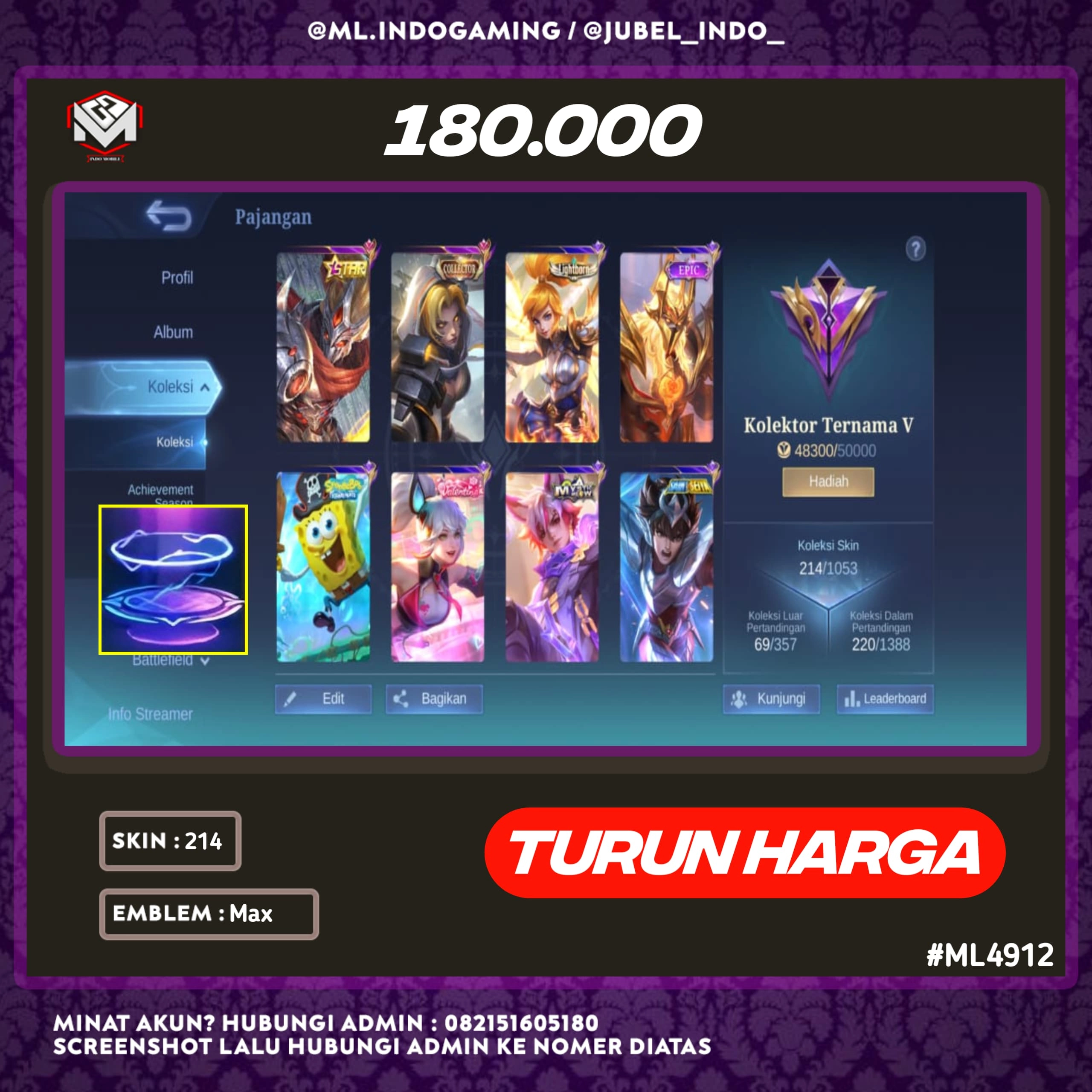 STOK ML #ML4912