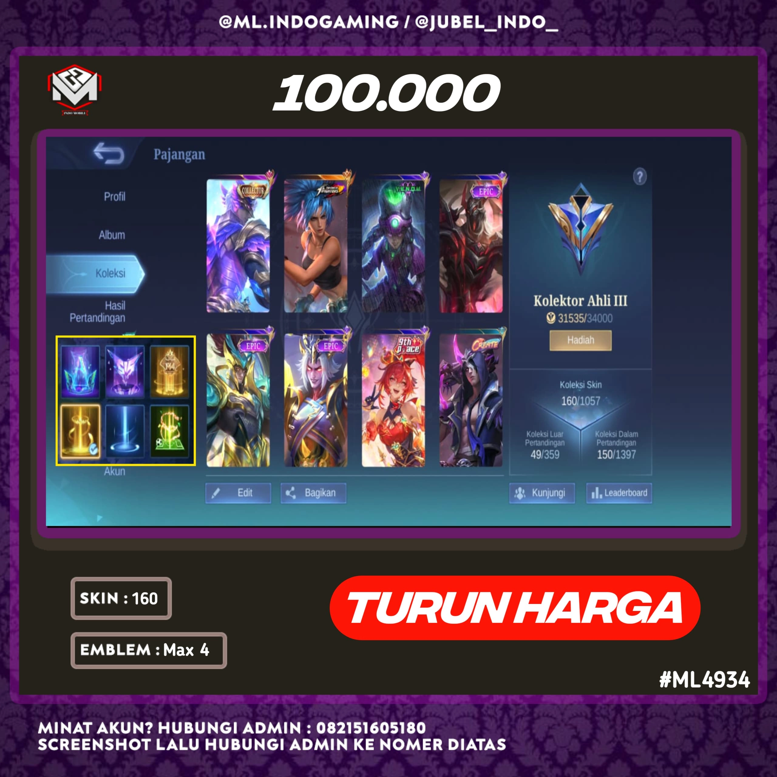 STOK ML #ML4934