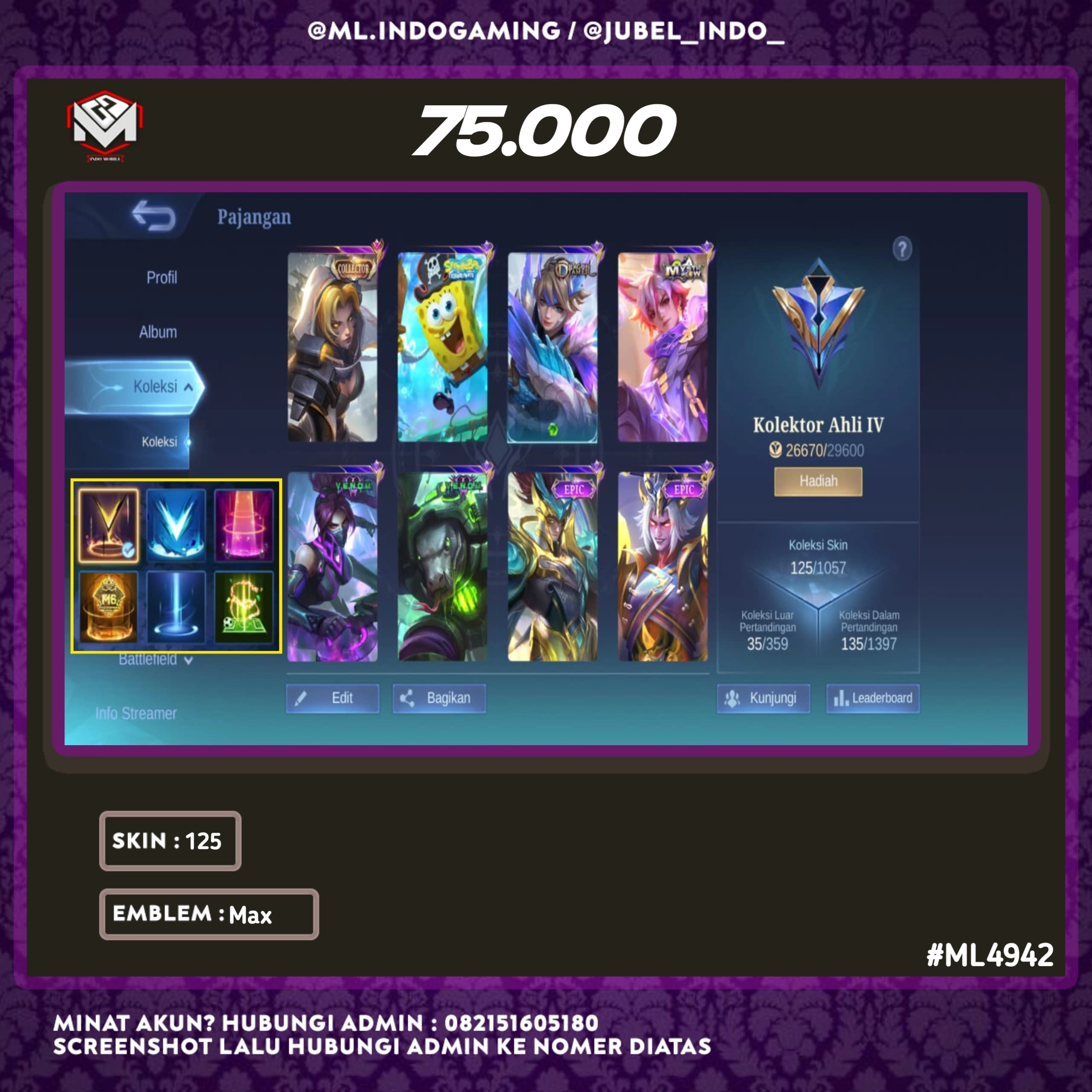 STOK ML #ML4942