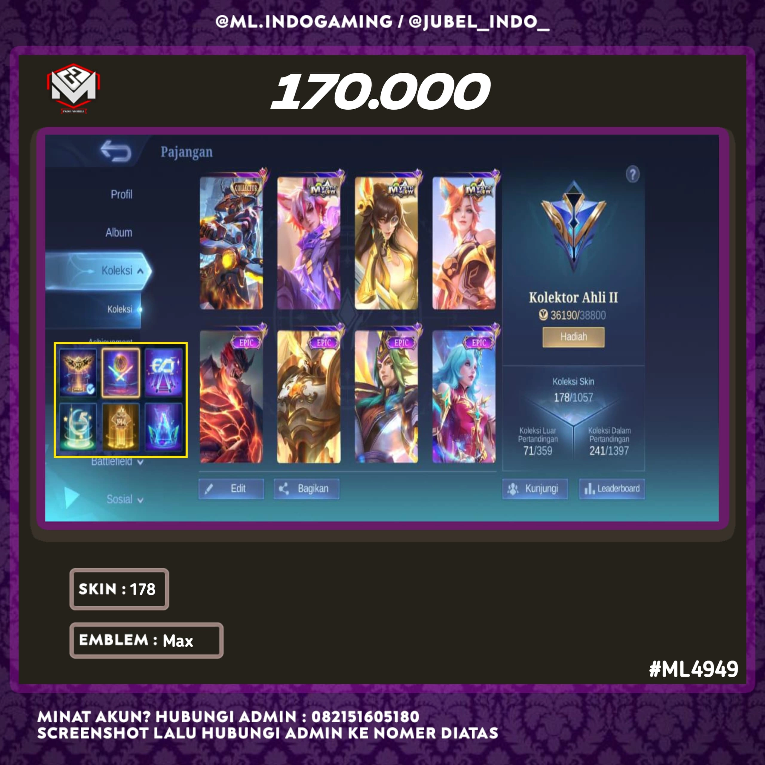 STOK ML #ML4949