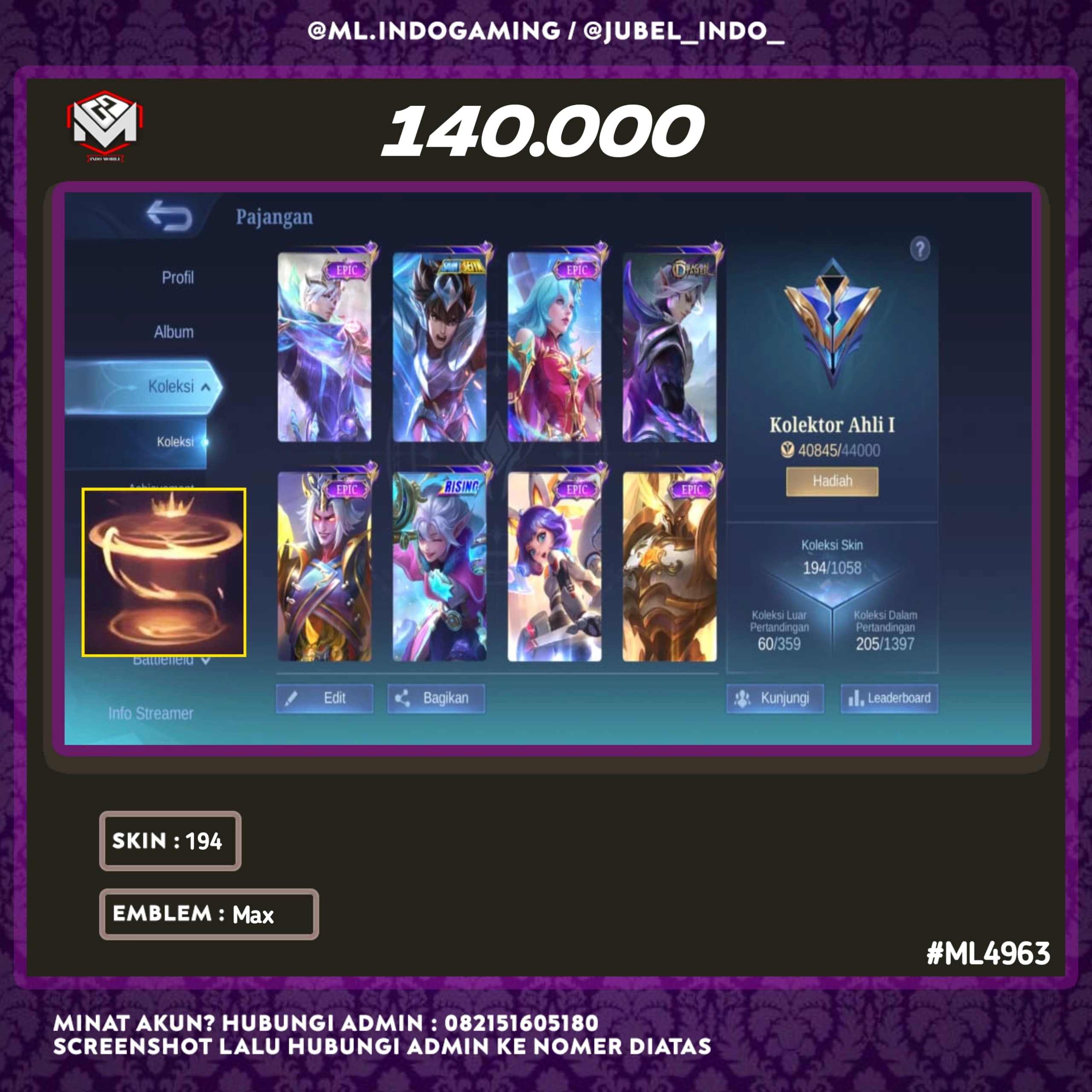 STOK ML #ML4963