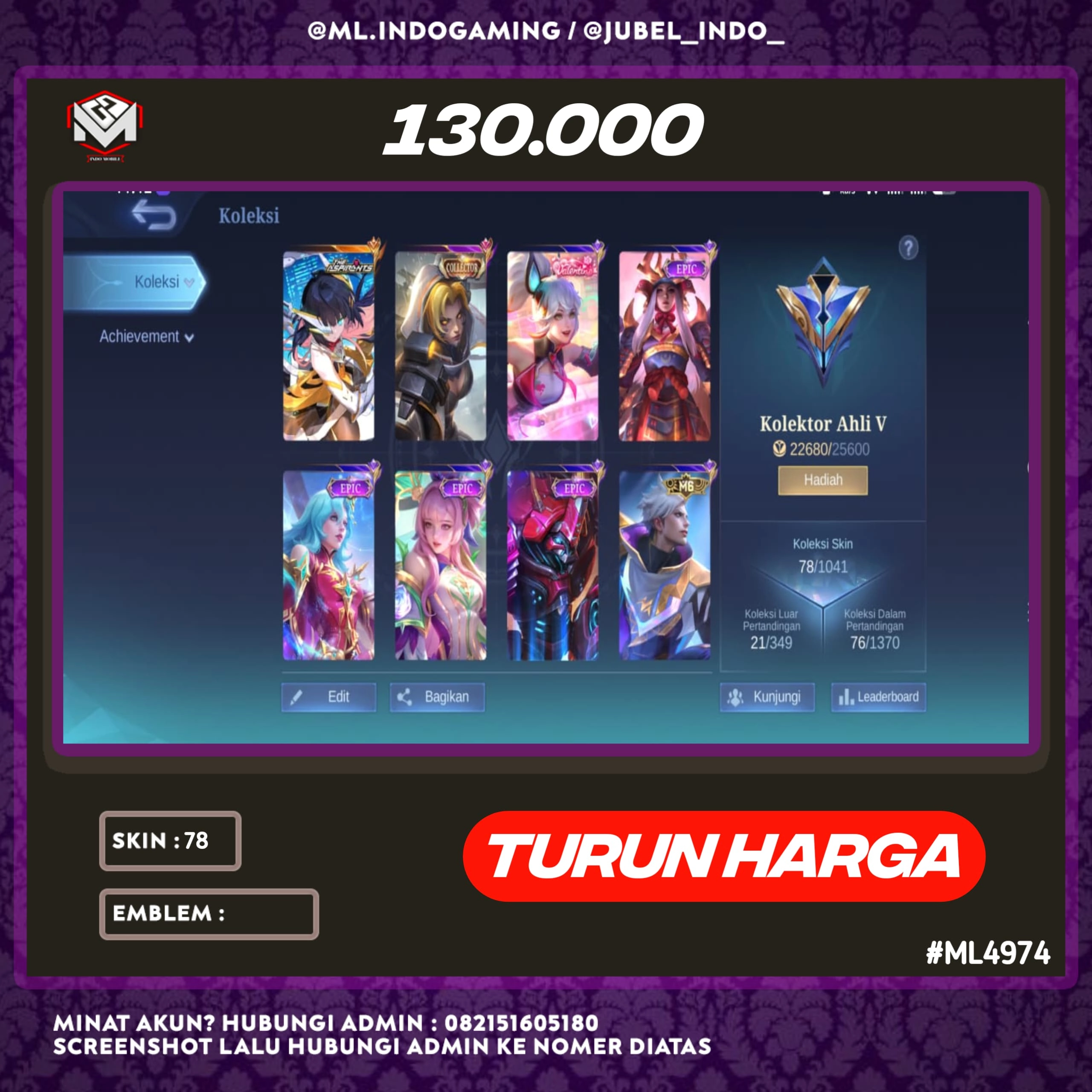 STOK ML #ML4974