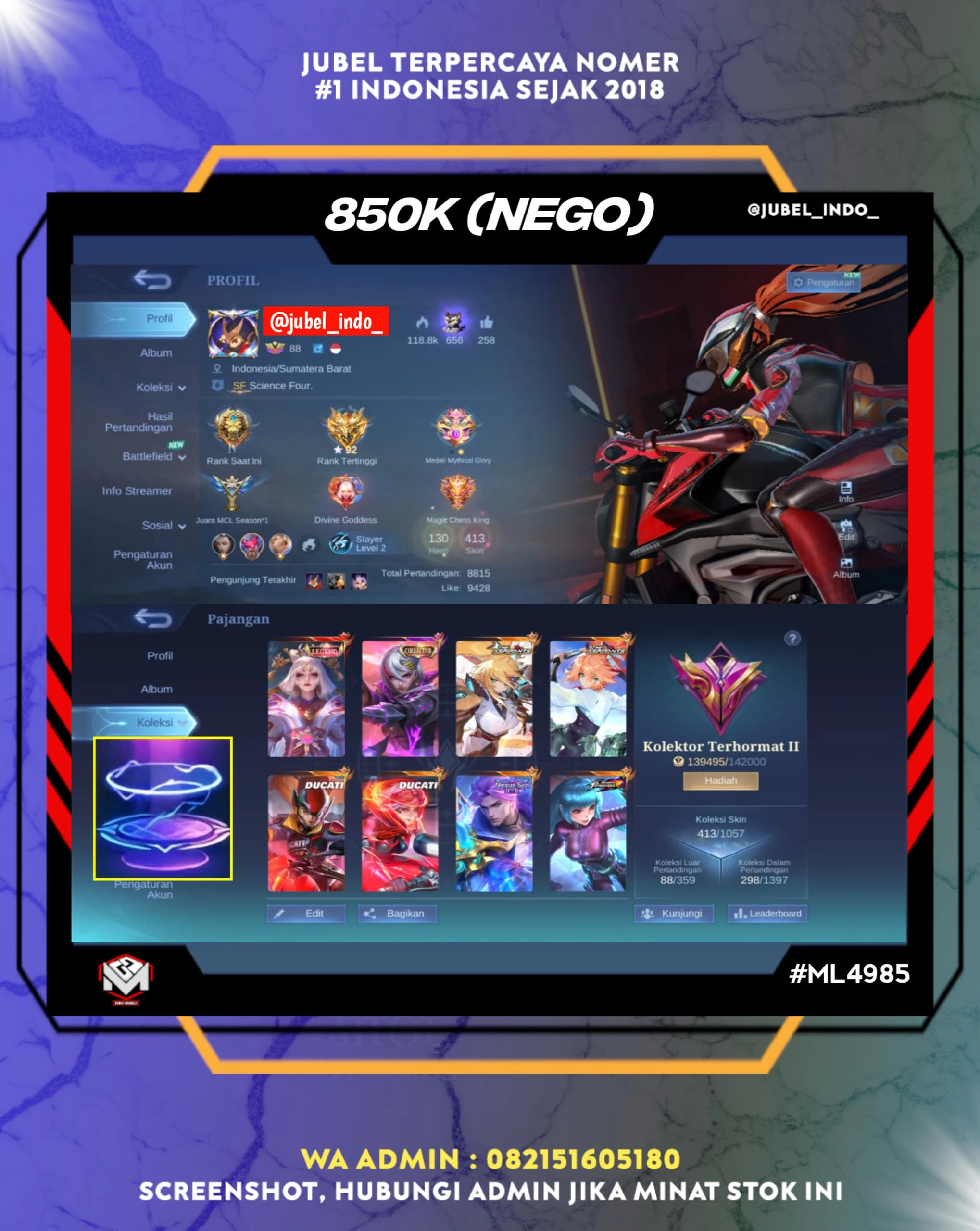 STOK ML #ML4985