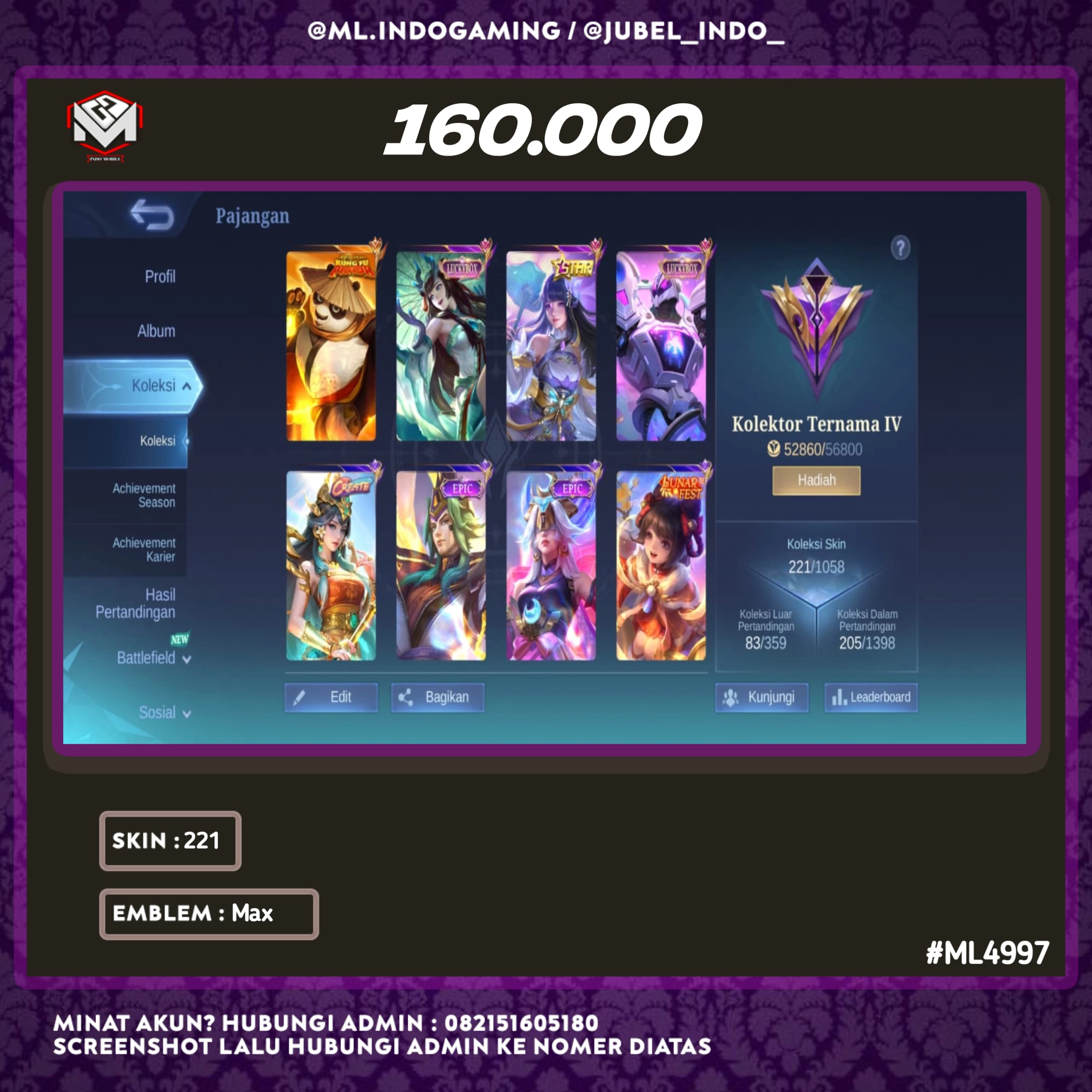 STOK ML #ML4997