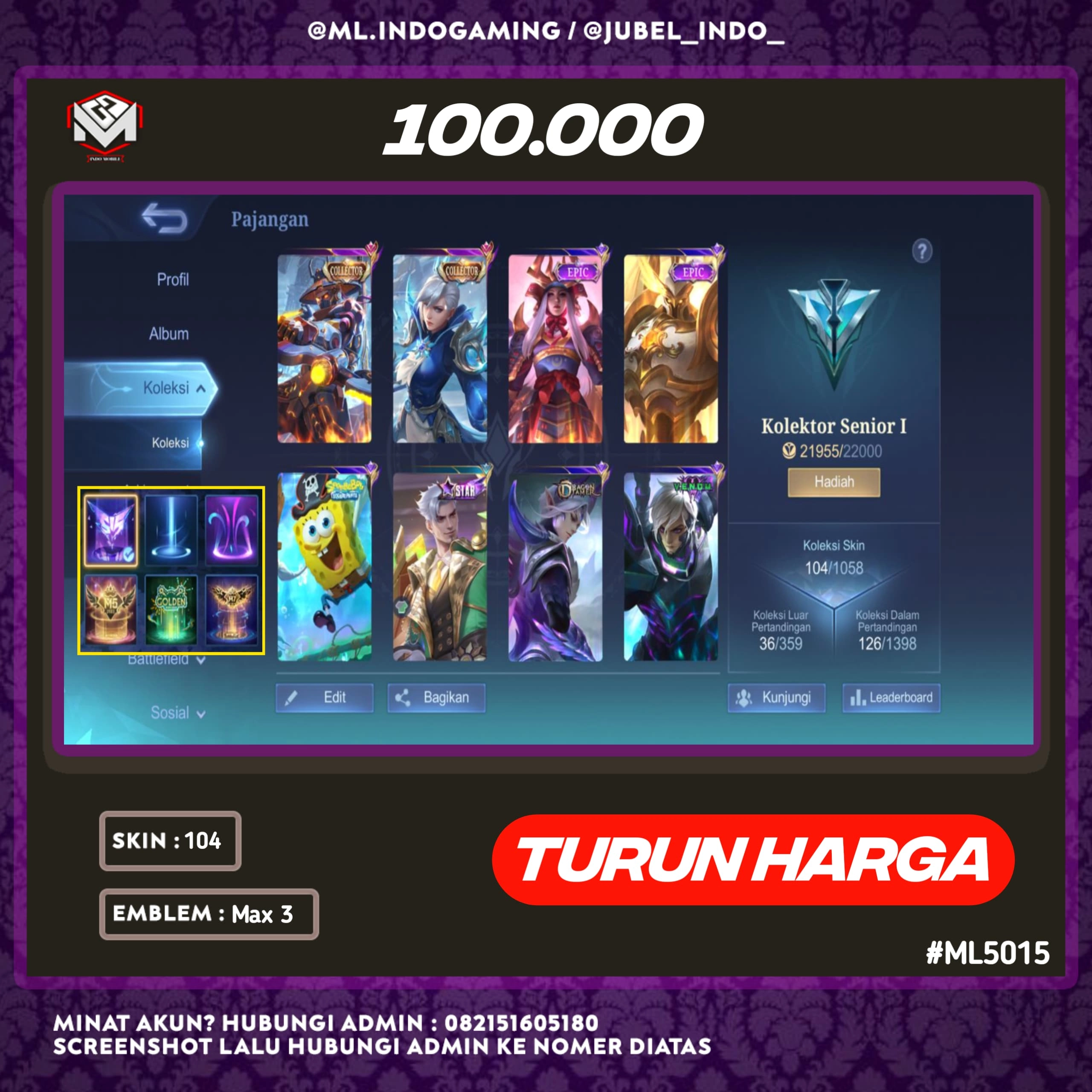 STOK ML #ML5015