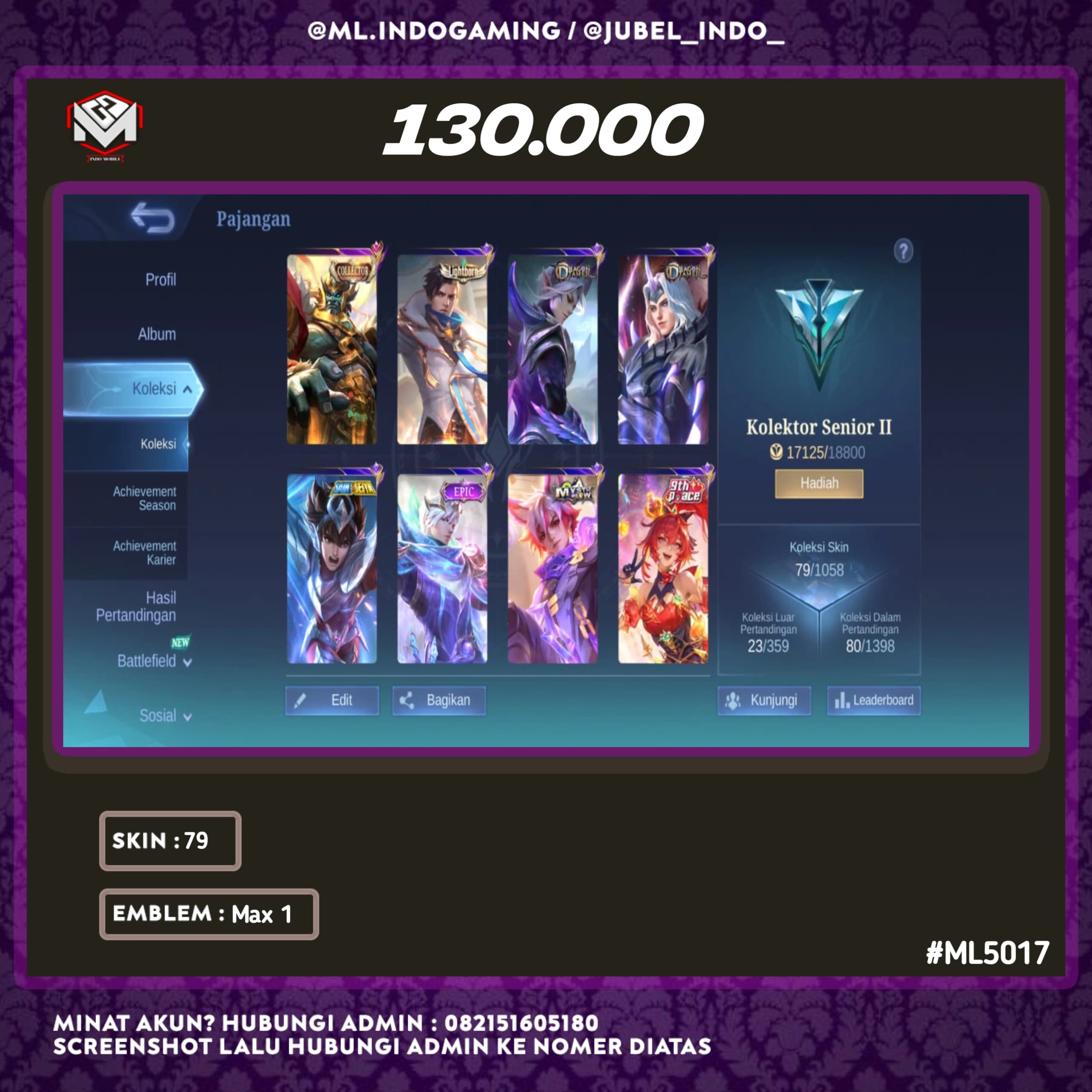 STOK ML #ML5017