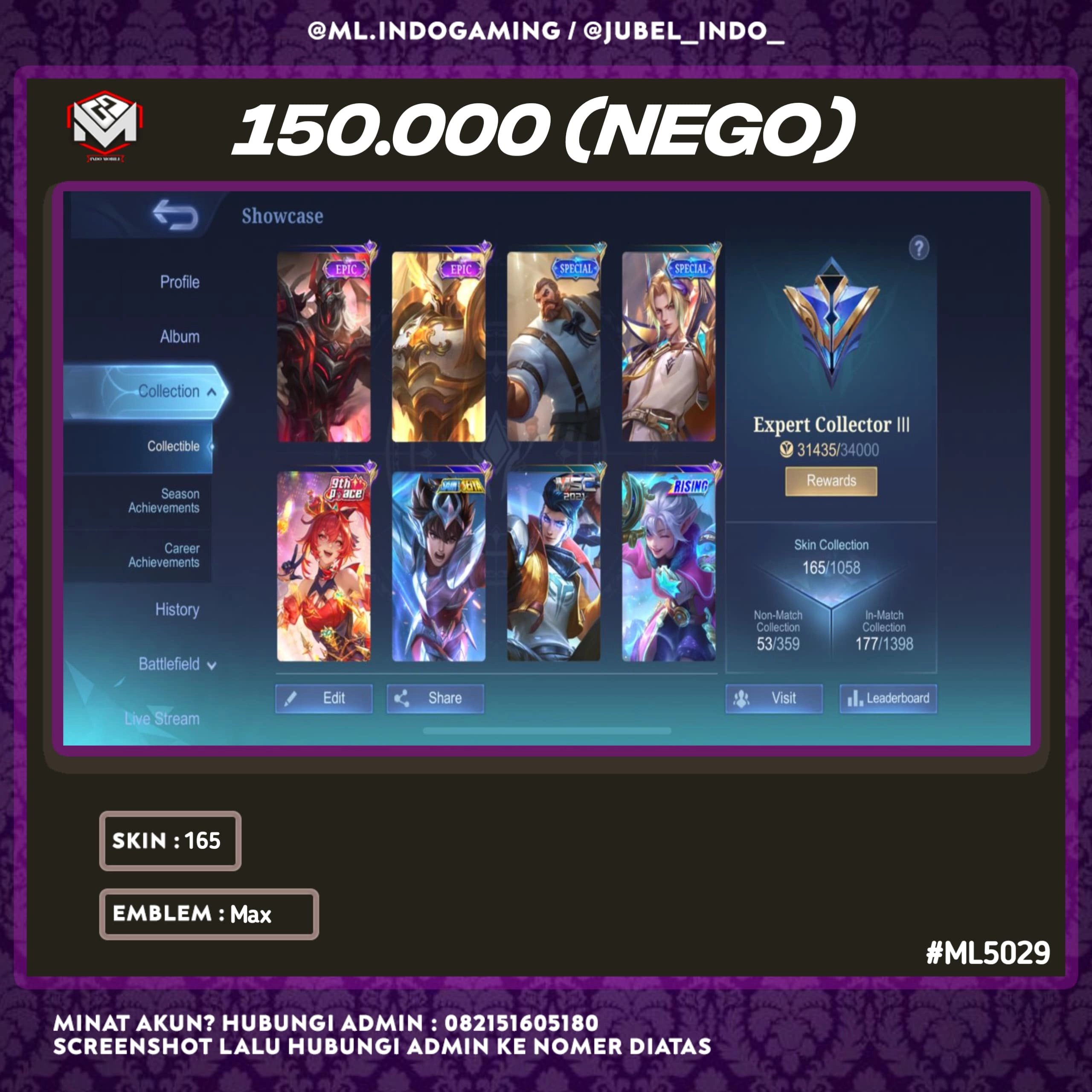 STOK ML #ML5029
