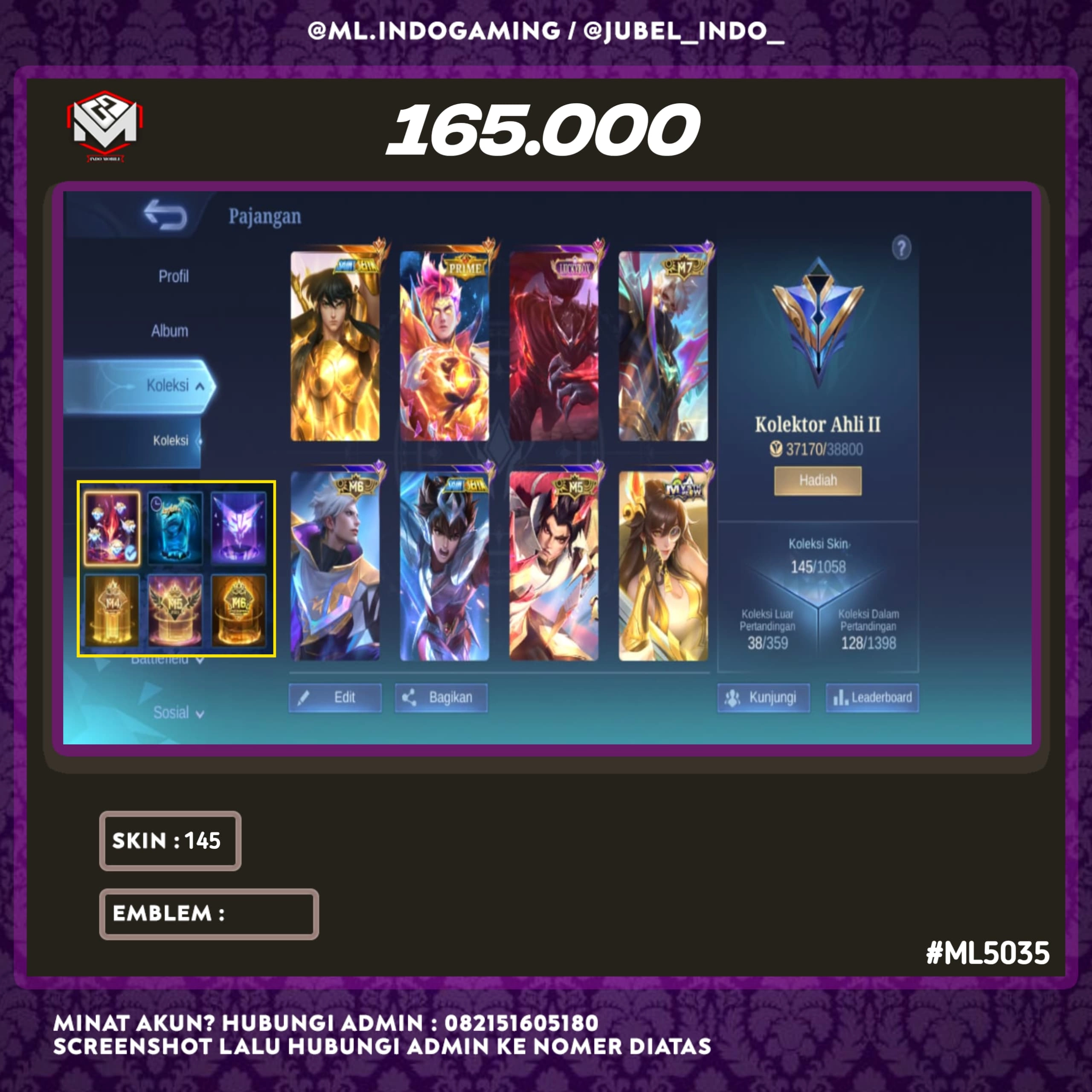 STOK ML #ML5035