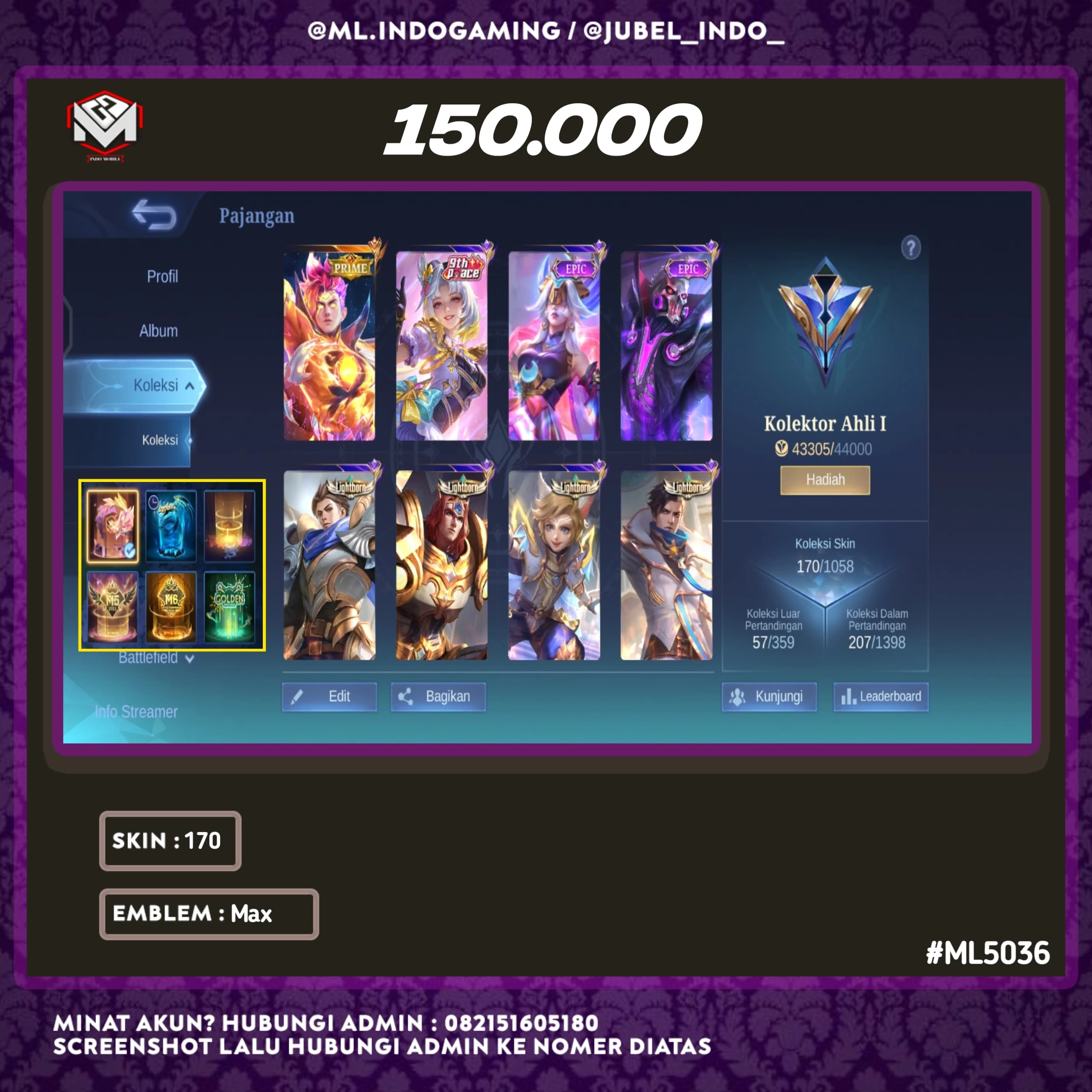 STOK ML #ML5036