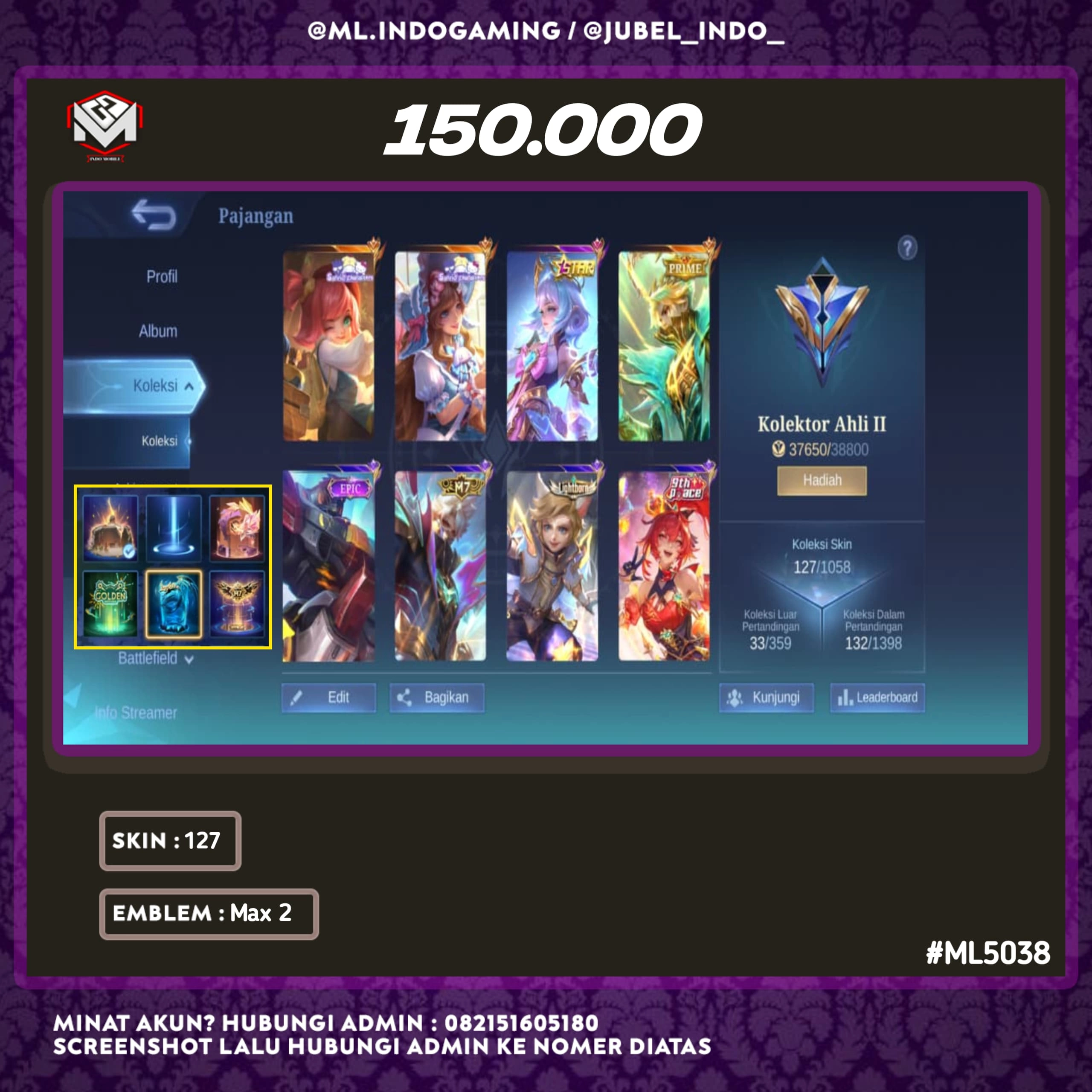 STOK ML #ML5038