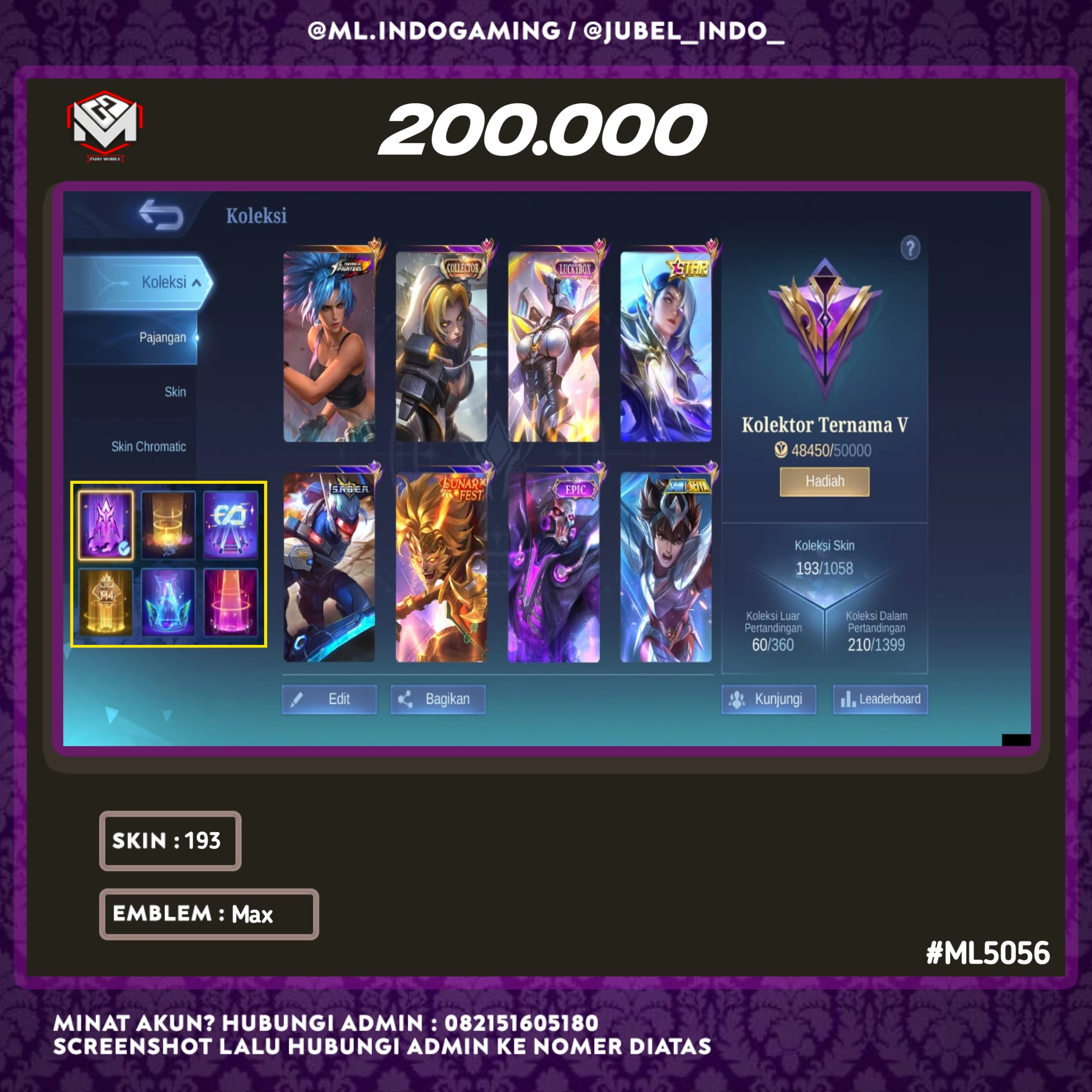 STOK ML #ML5056