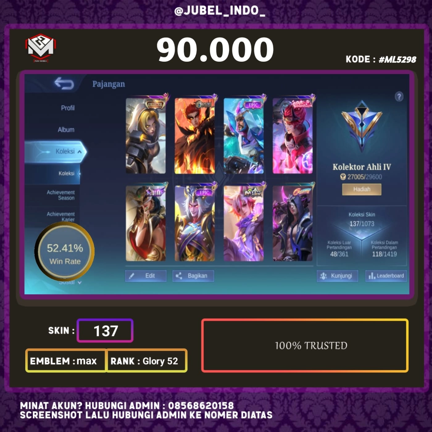 STOK ML #ML5298