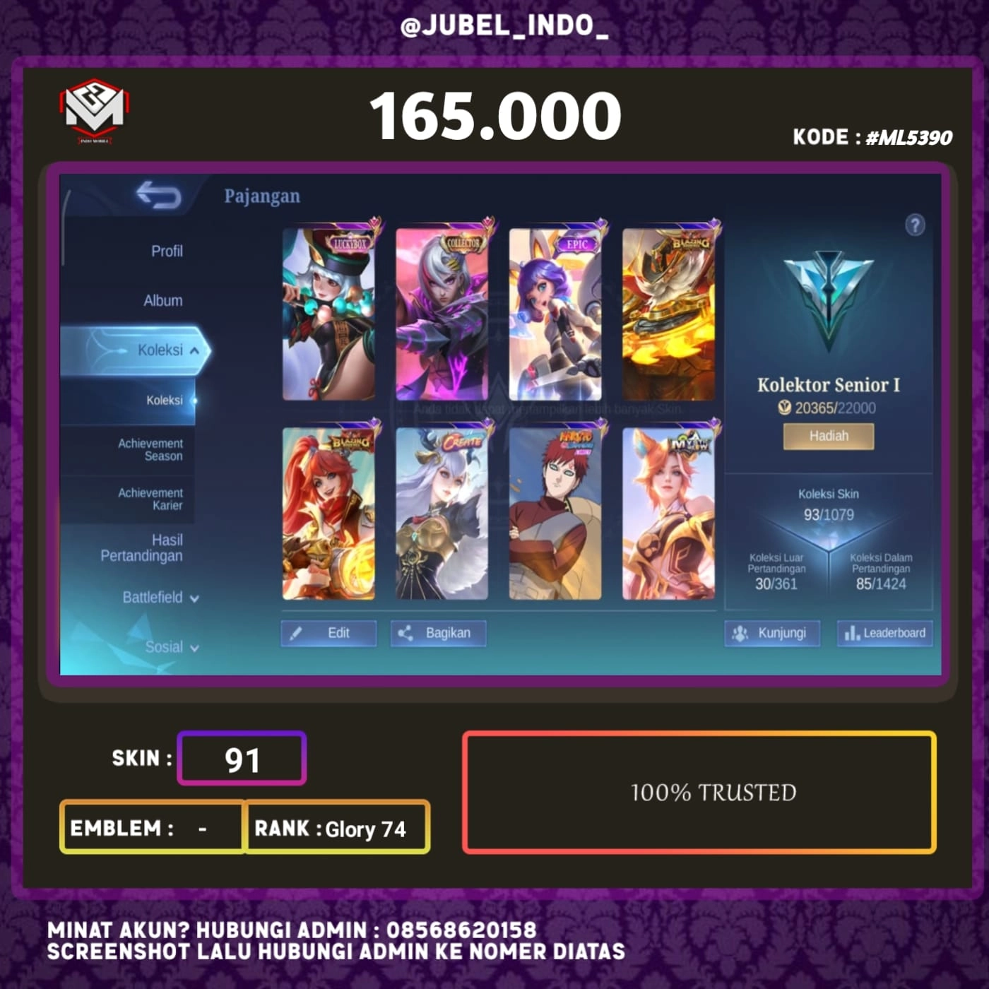 STOK ML #ML5390