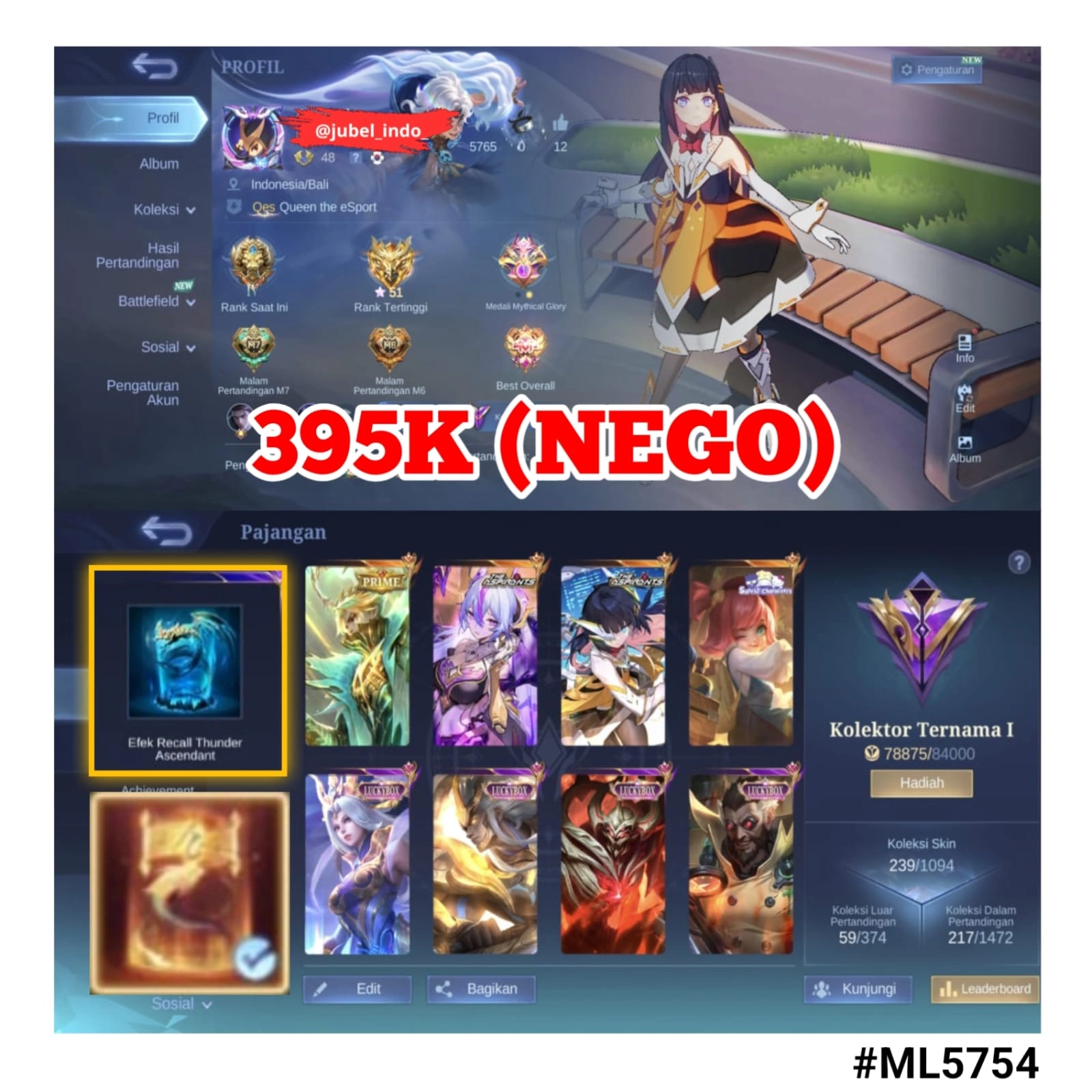 STOK ML #ML5754