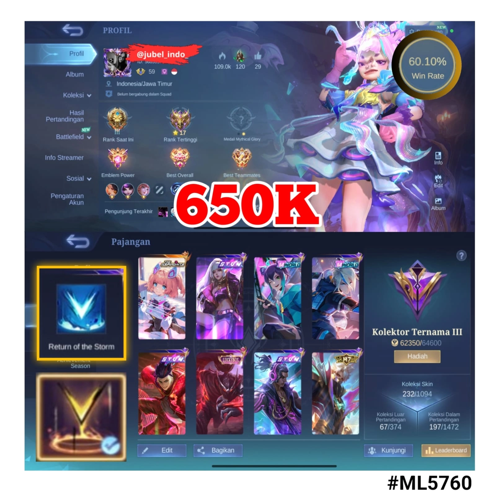 STOK ML #ML5760