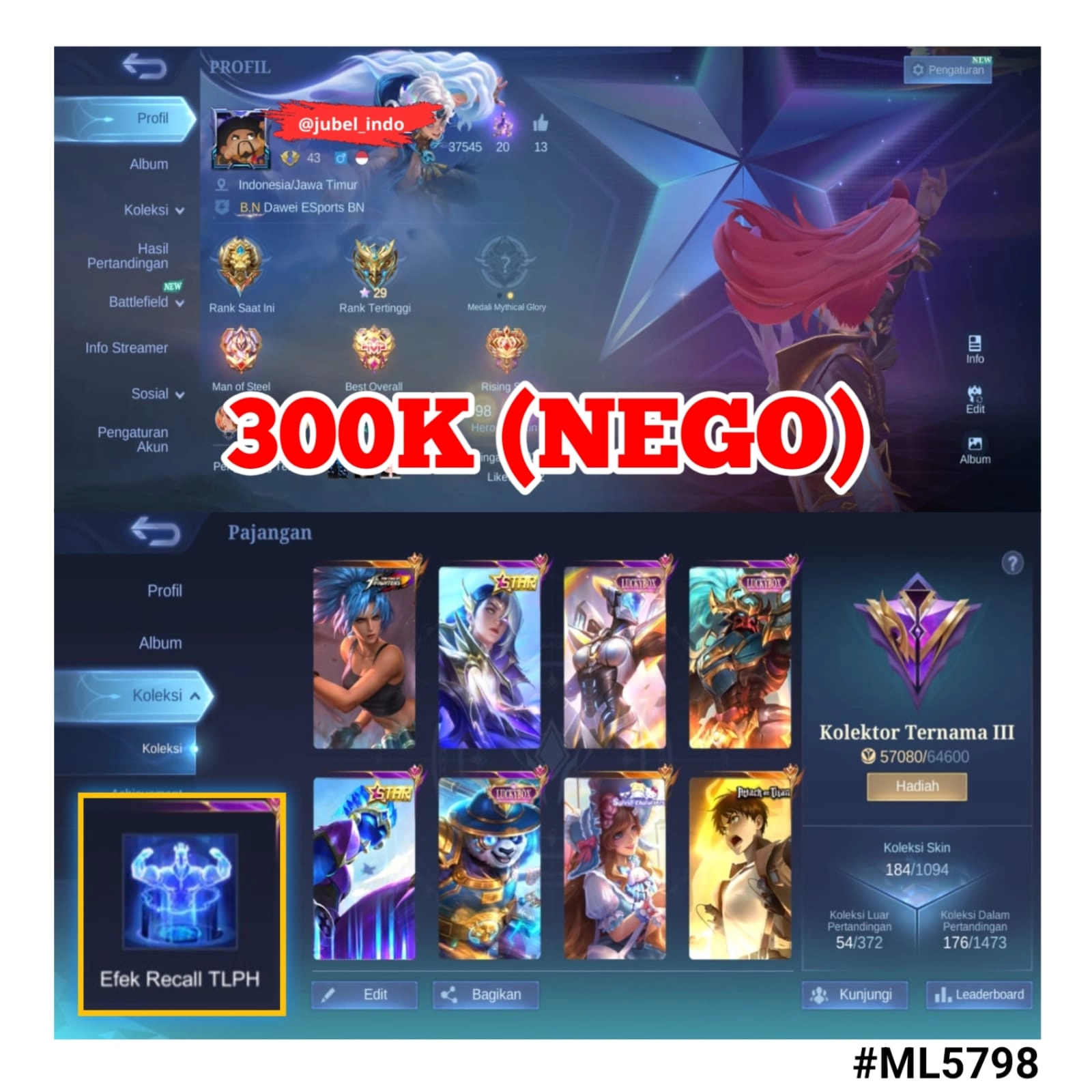 STOK ML #ML5798