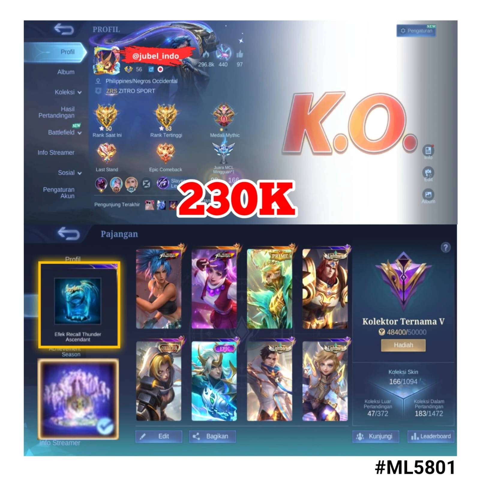 STOK ML #ML5801