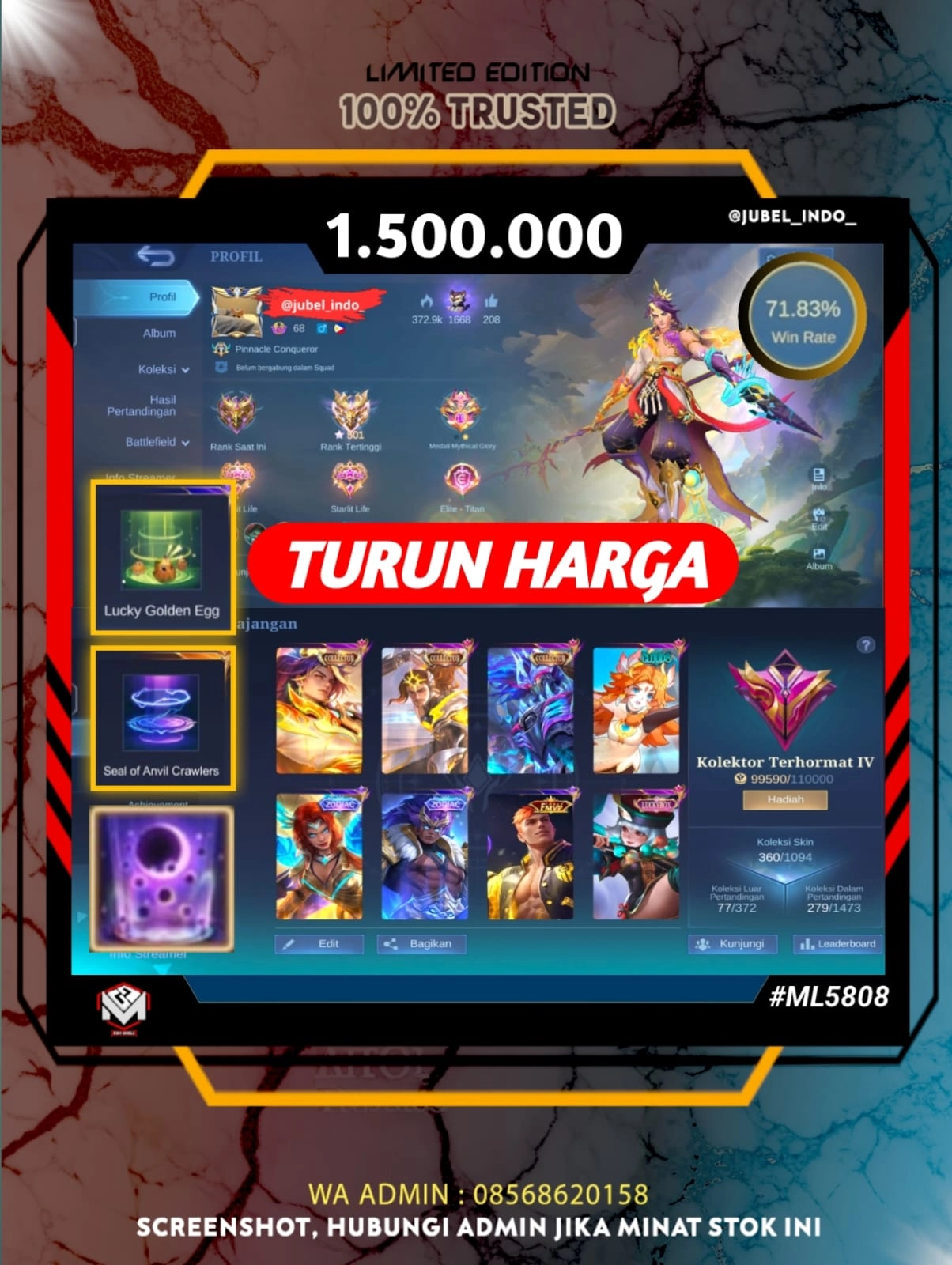 STOK ML #ML5808