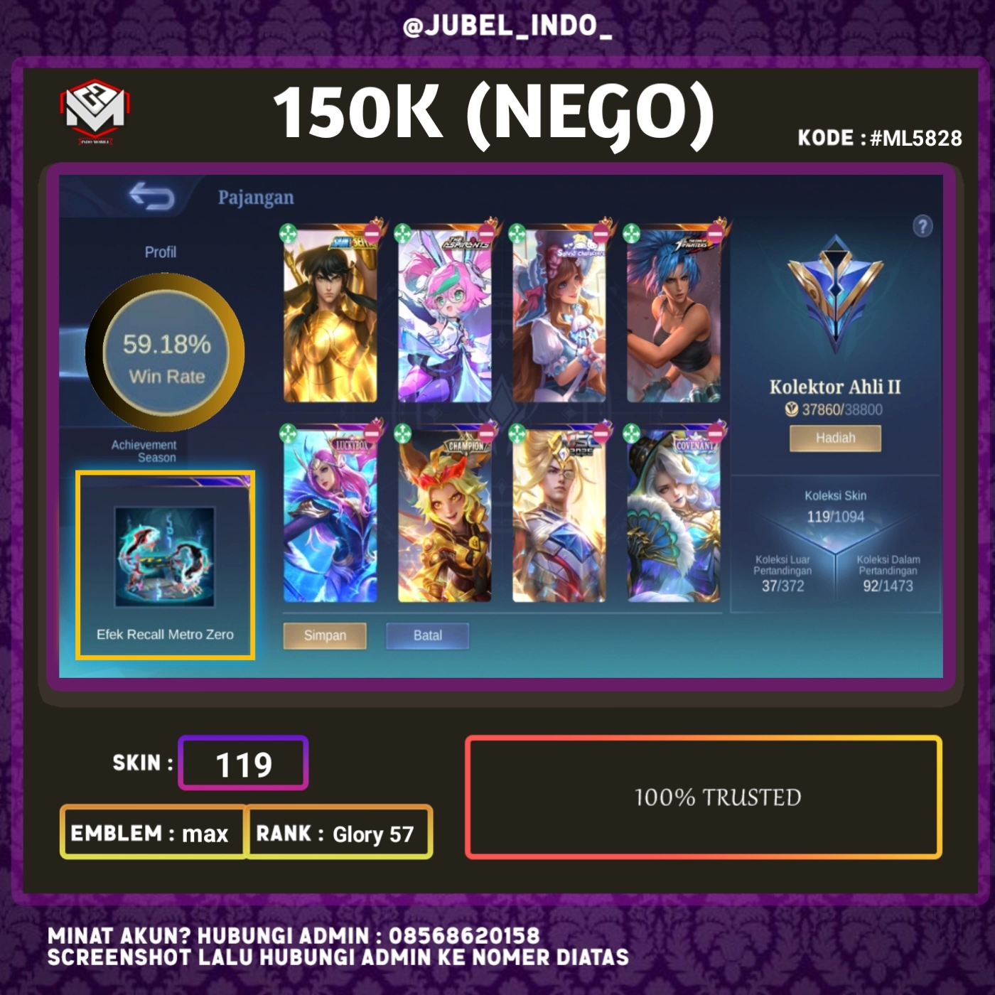 STOK ML #ML5828