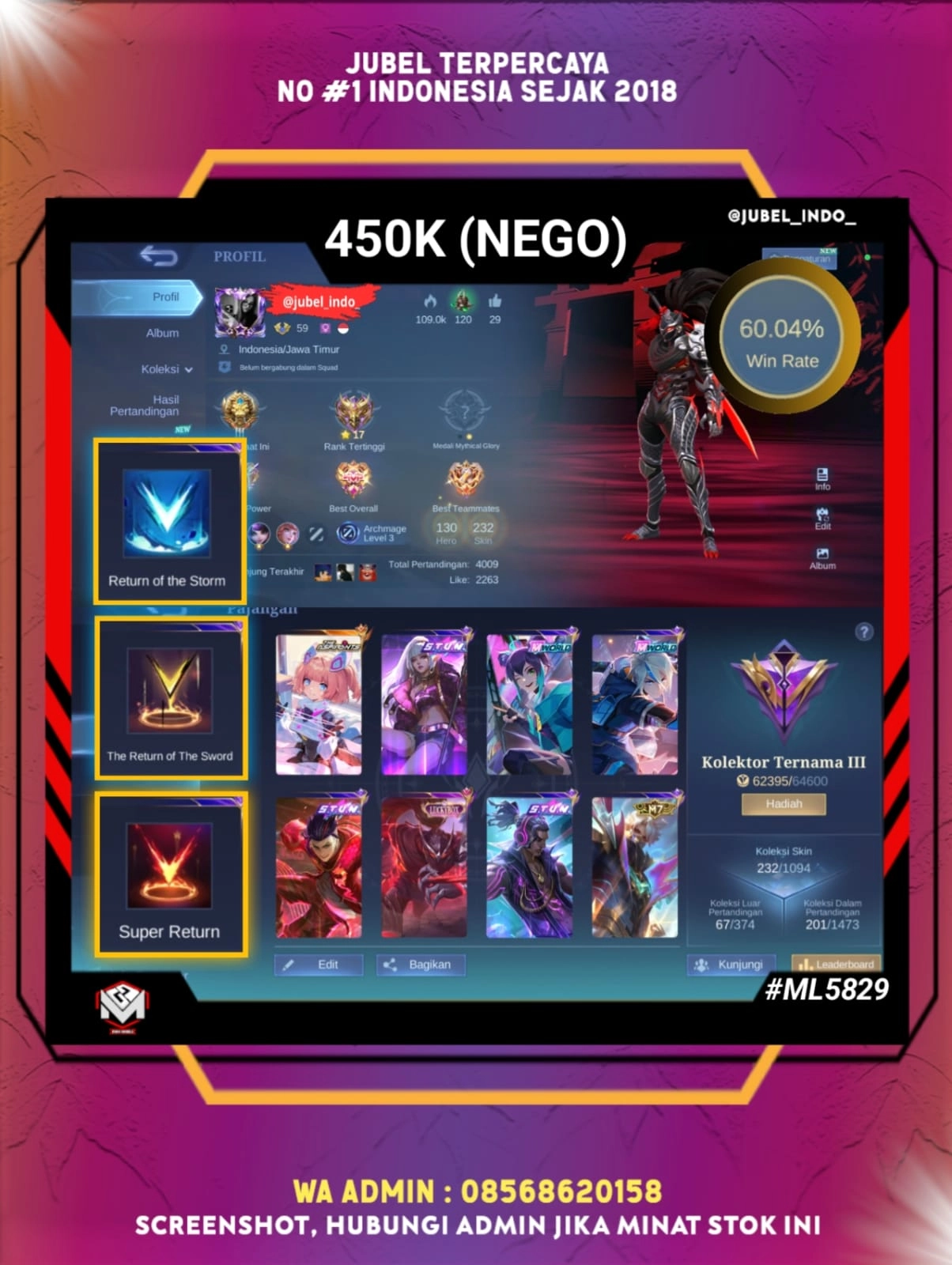 STOK ML #ML5829