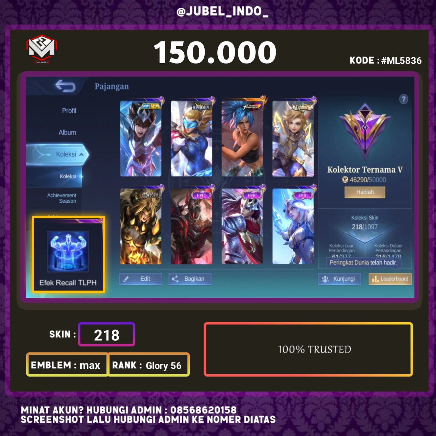 STOK ML #ML5836