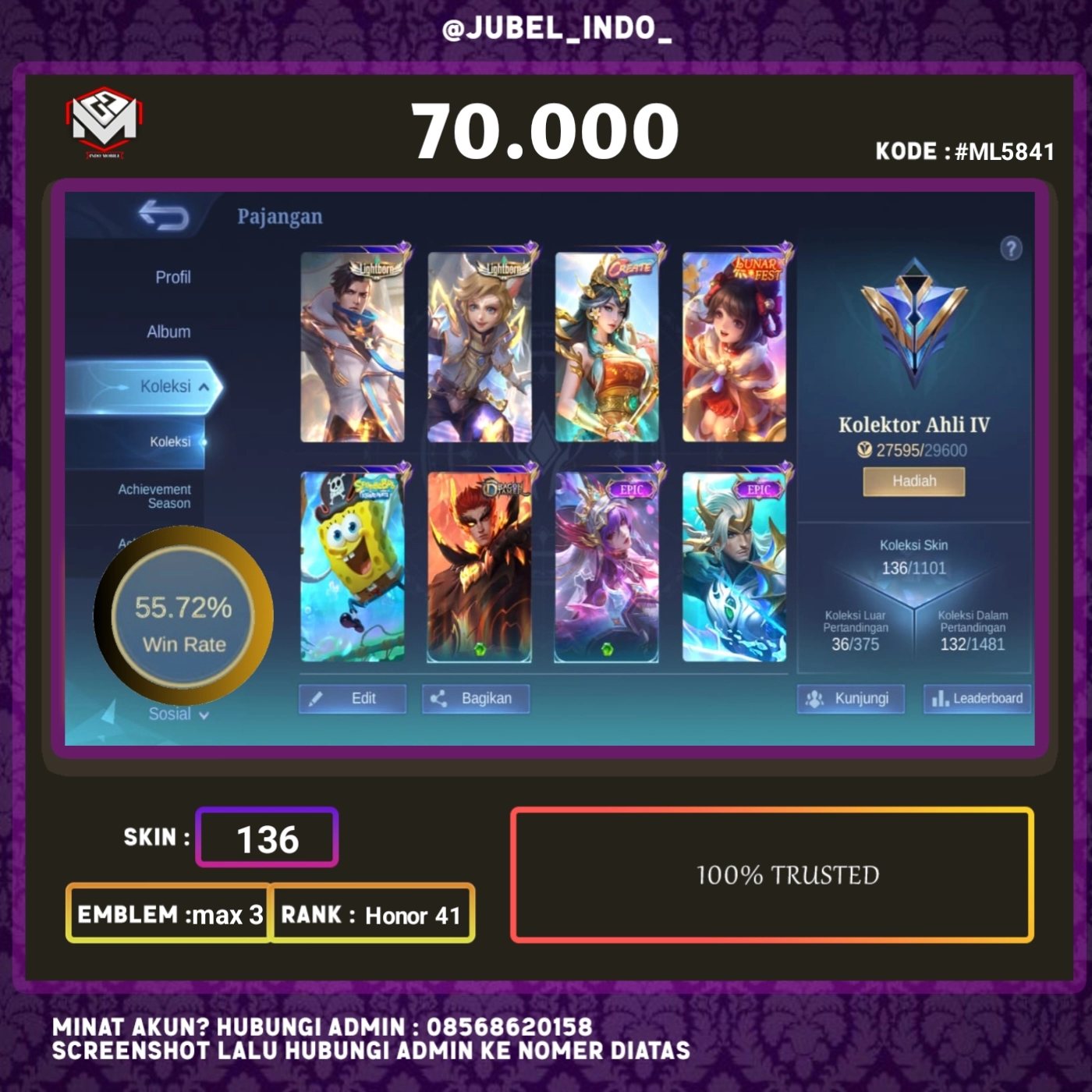 STOK ML #ML5841