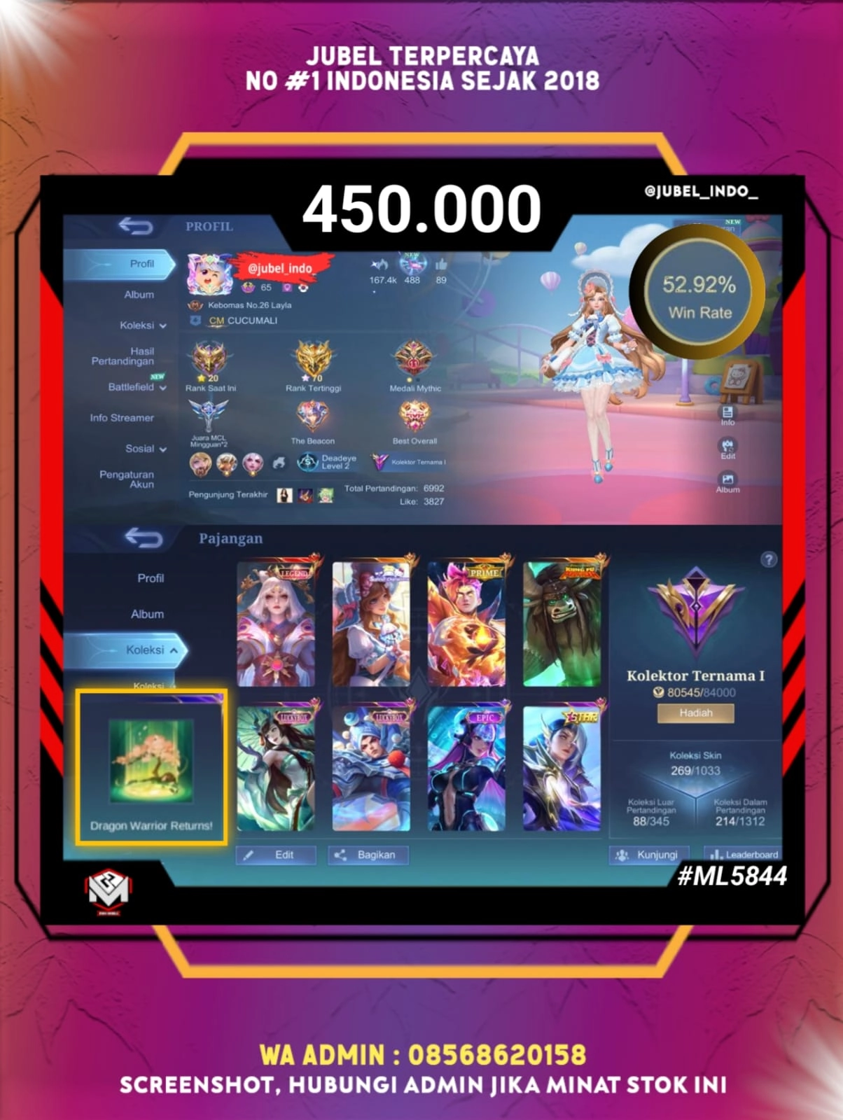 STOK ML #ML5844
